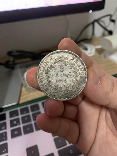 法国大力神 1873年法国大力神银币