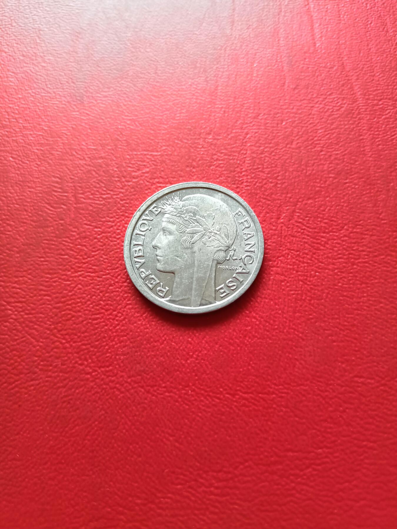 【云涧收藏】第二十九场 法国1945年1法朗，好品