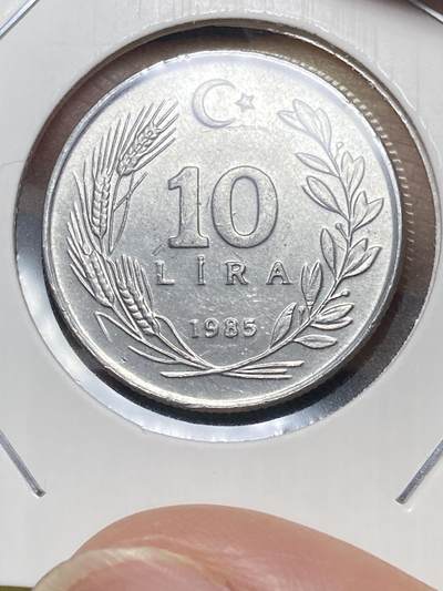 2025年第五十二场(总第七十八场）外国好品散币(免佣金) - 土耳其🇹🇷1985年10里拉(大图例版)
