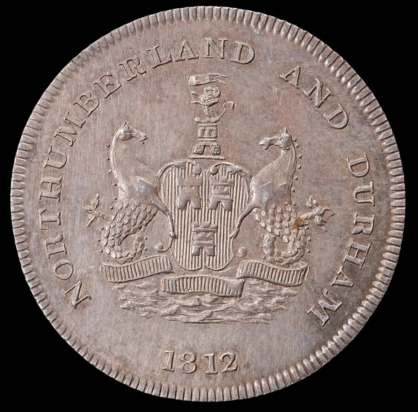 修遠堂世界钱币第七十一期 1812年英国1先令银质代用币 3.89g