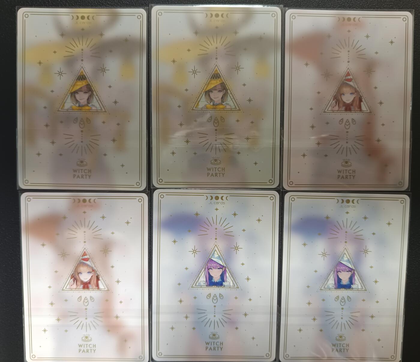 天玑星卡拍第九十期《万川归海》周一截拍持续收拍收评中 满赠三娘需备注 京珞卡牌 女巫 彩闪 两组 6张 自制卡