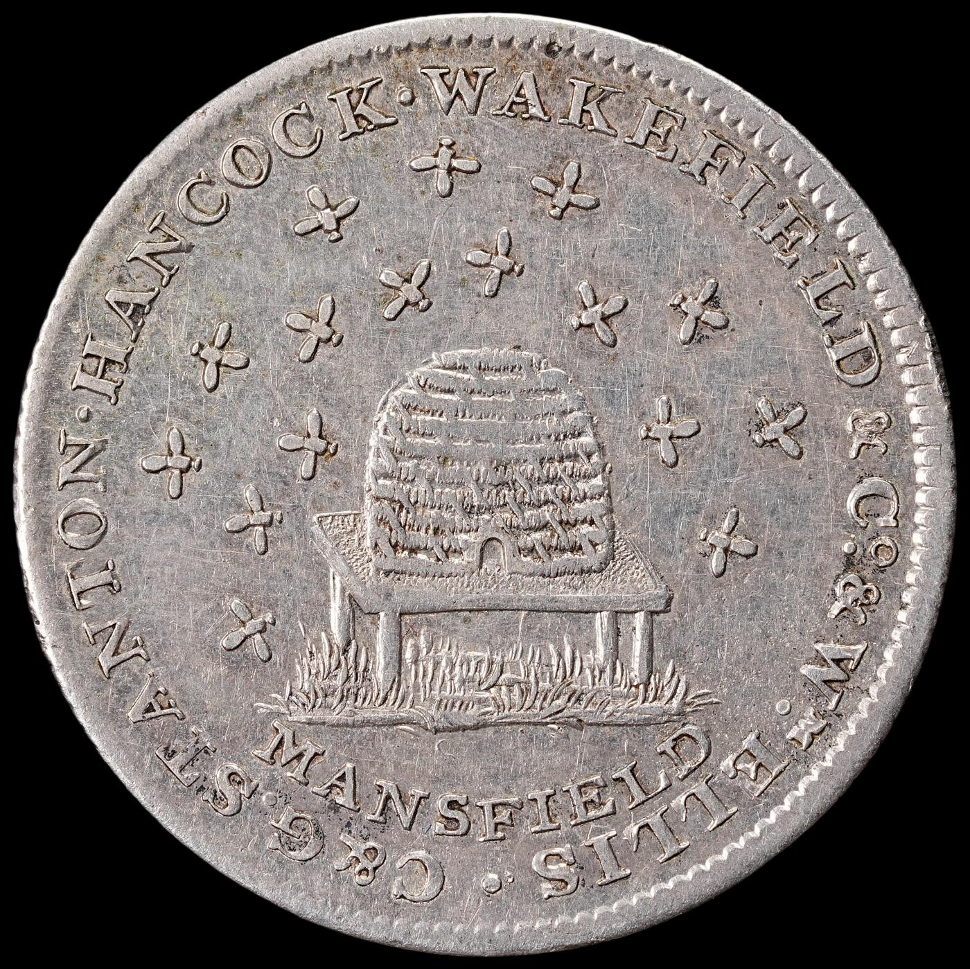 修遠堂世界钱币第七十一期 1812年英国1先令银质代用币 4.74g
