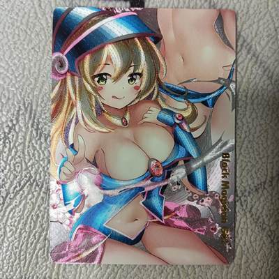 花开卡拍第31期（7月20号周日截拍，品控勿拍!!!拍品不寄存，运费5元，自制卡难免瑕疵，可能存在轻微撞角爆边等出厂瑕疵，品控介意勿拍！） - 奇点定制 黑魔女04 粗闪