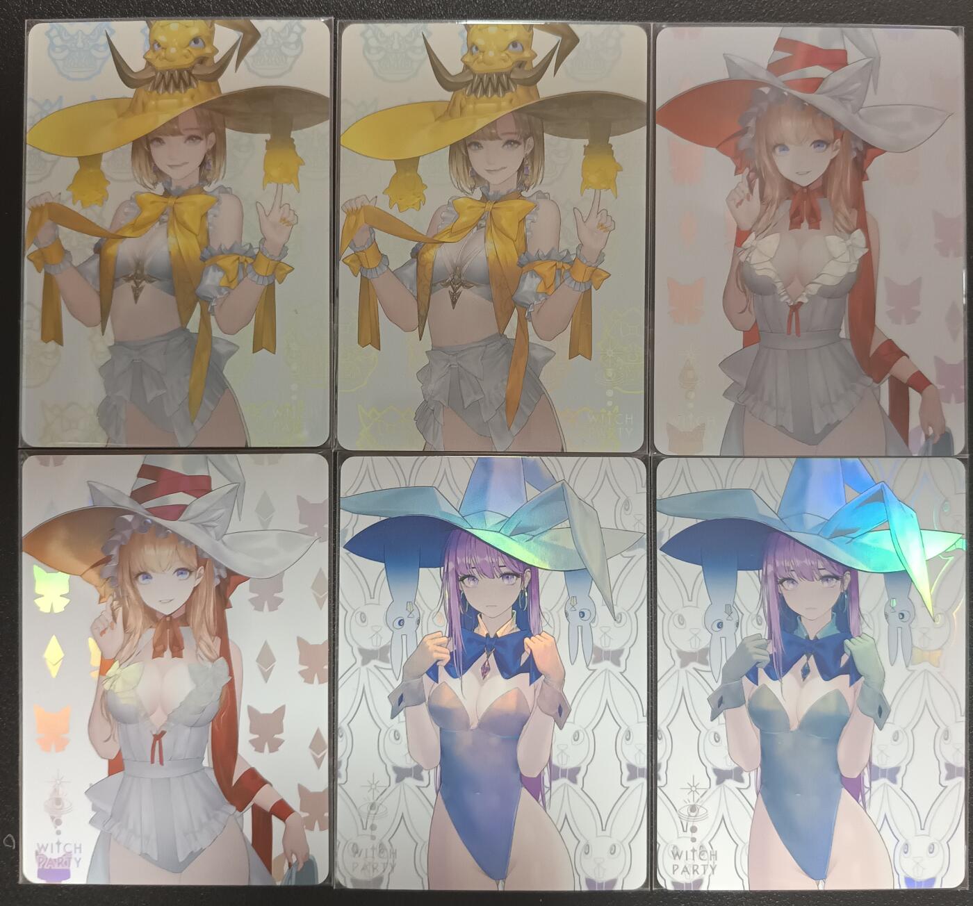天玑星卡拍第九十期《万川归海》周一截拍持续收拍收评中 满赠三娘需备注 京珞卡牌 女巫 彩闪 两组 6张 自制卡