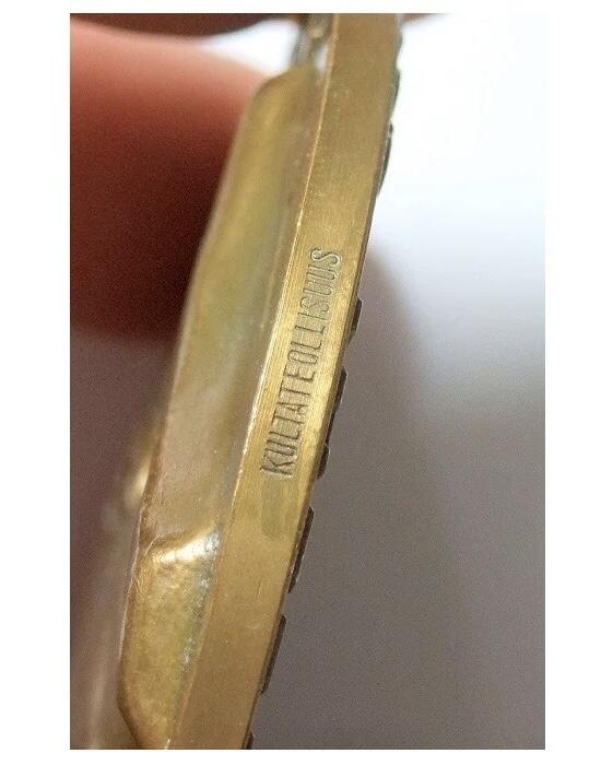 芬兰1957年 政治家塔尔伯格高浮雕精制超大铜章 60MM 100克