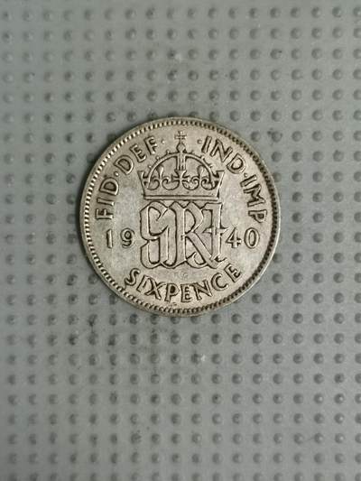 2025年第39场各国散币拍卖（总第39场） - 英国1940年6便士银币