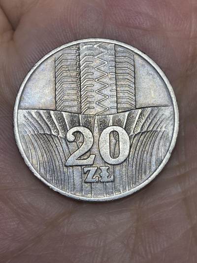 2025年第五十三场(总第七十九场）外国好品散币(免佣金) - 波兰🇵🇱1973年20兹罗提(kr版，克雷姆尼察造，首发年仅发行3年)