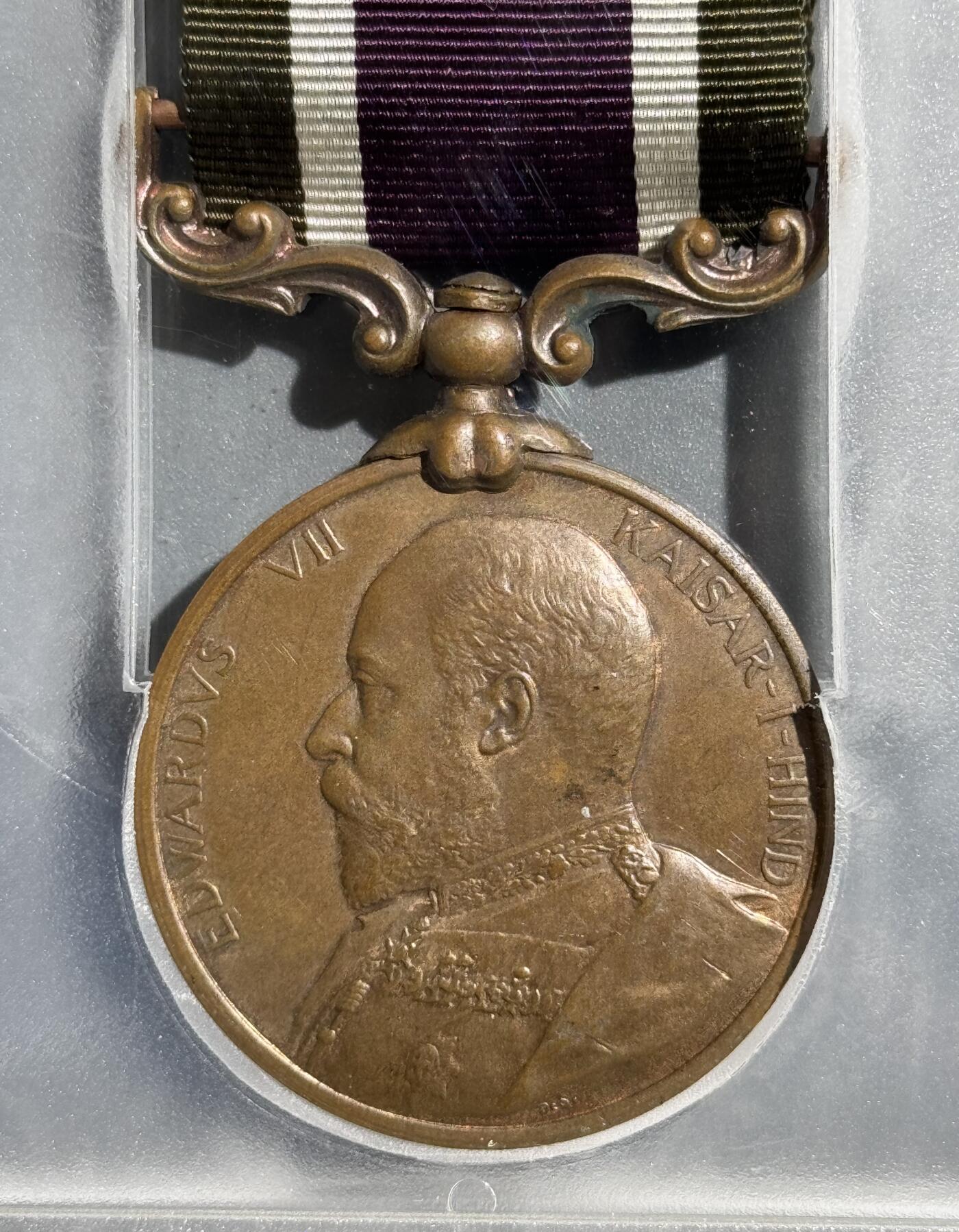 英国1903-04年西藏战役纪念铜章 PCGS MS64 