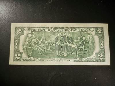 逸泉钱币2026第十九场世界钱币纪念币B2310-2754 精美全新美国独立宣言2美元  号码随机