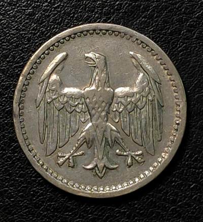 1924年德国魏玛德雷马克/魏玛共和国雄鹰徽记 3马克 - 1924年德国魏玛德雷马克/魏玛共和国雄鹰徽记 3马克