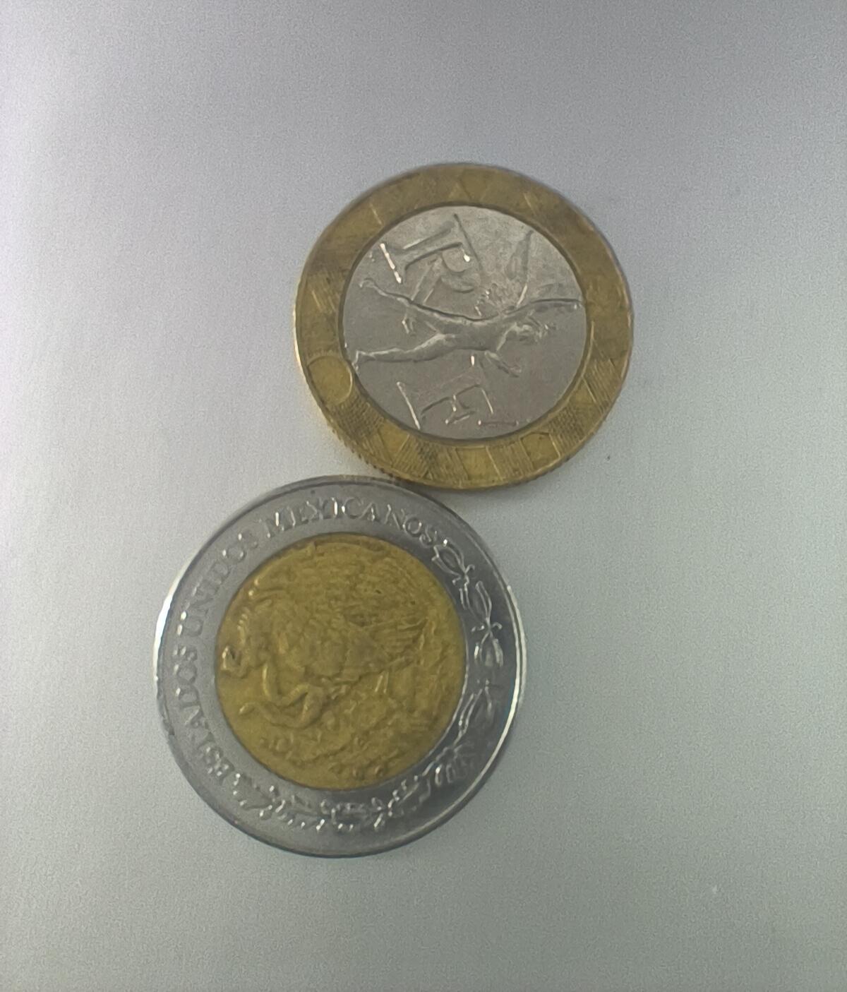 Krab外币市集Vol.10 墨西哥法国双色币两枚一组