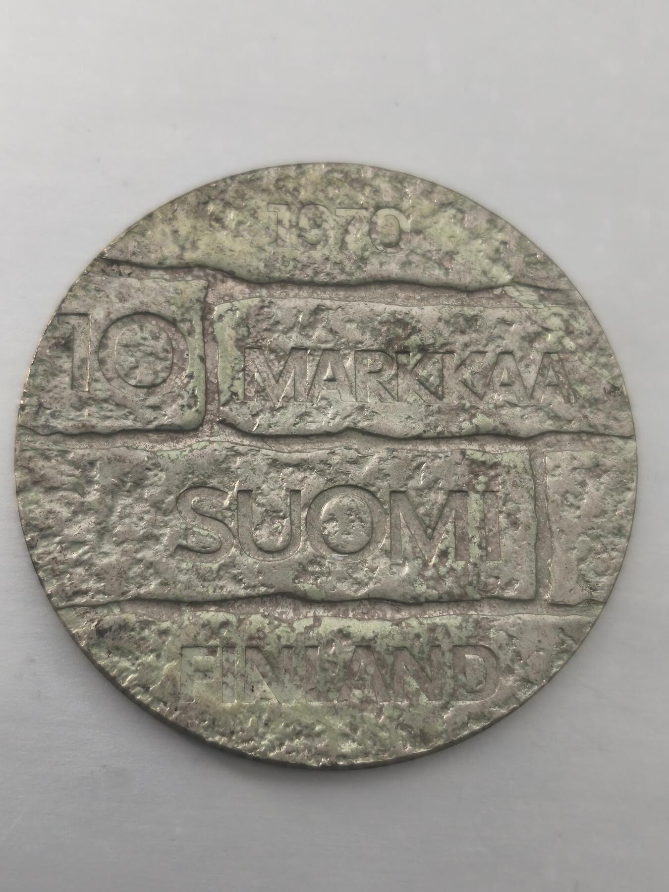 Krab外币市集Vol.10 芬兰1970年10马克银币