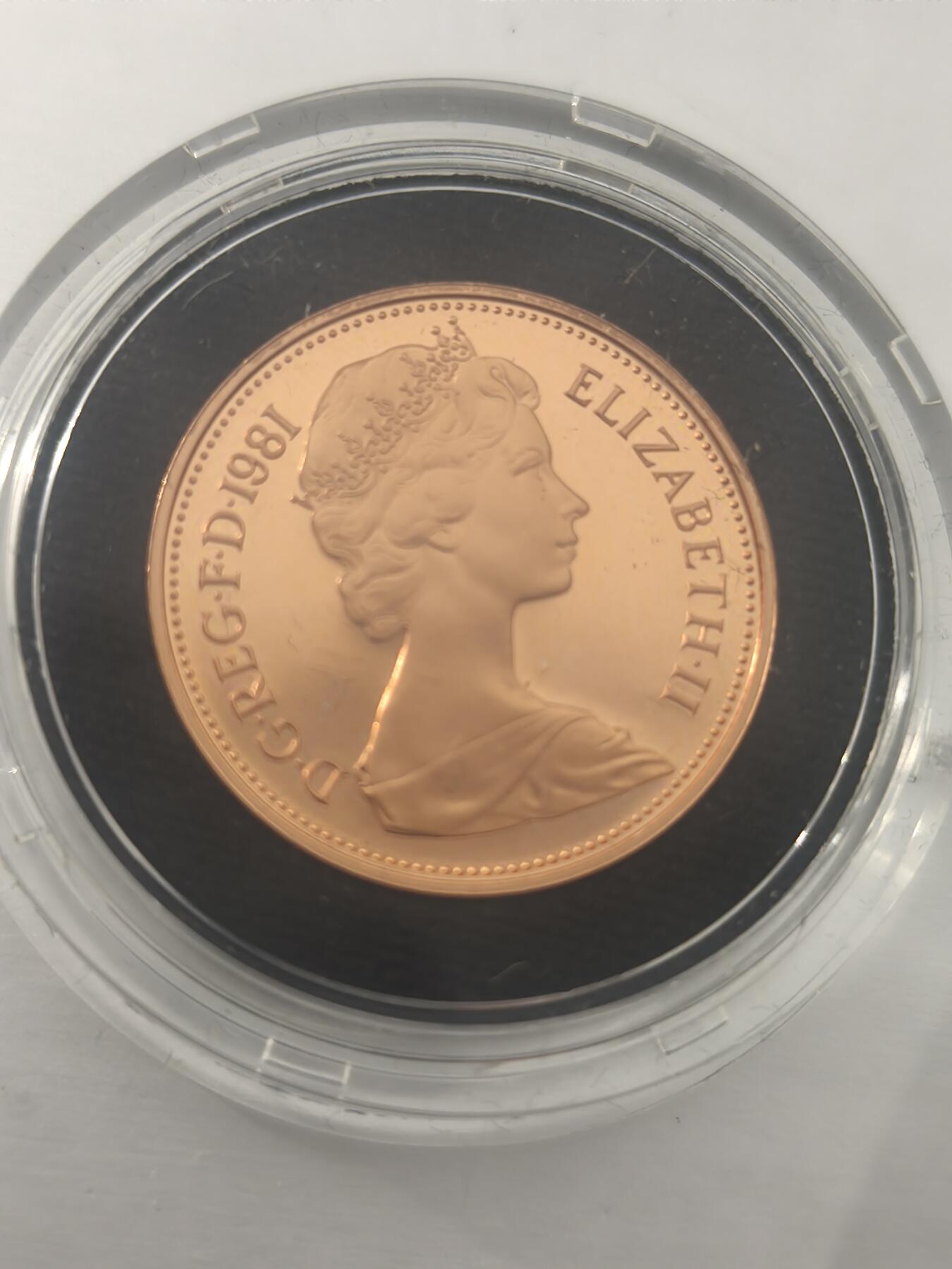 Krab外币市集Vol.10 英国1981年精制2便士-原包装