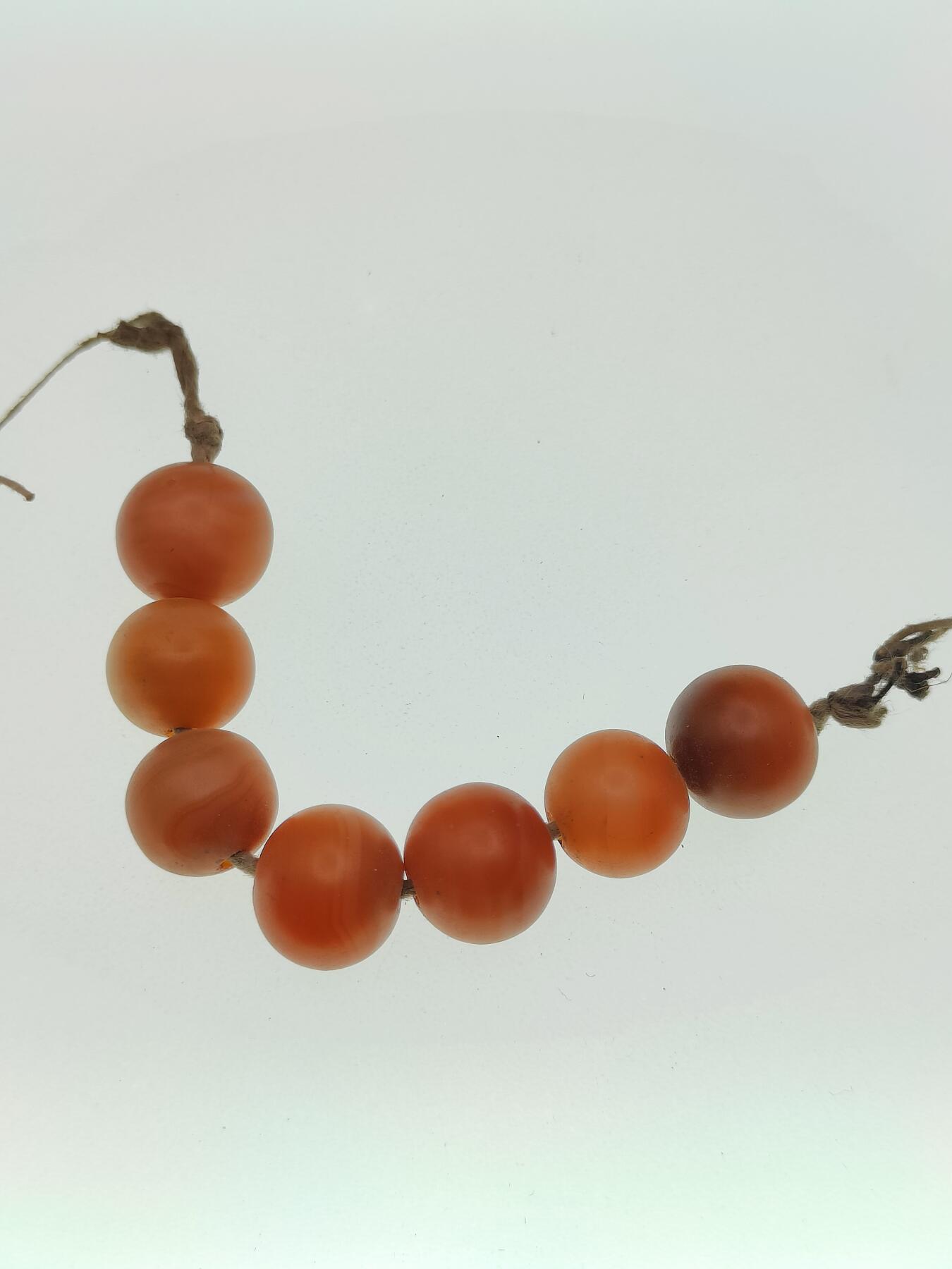 0元起拍勋章 第263期 咸鱼国勋章拍卖专场 5月28日（周三）下午6：00开始 日本大正时期 古董有机宝石珠子一组