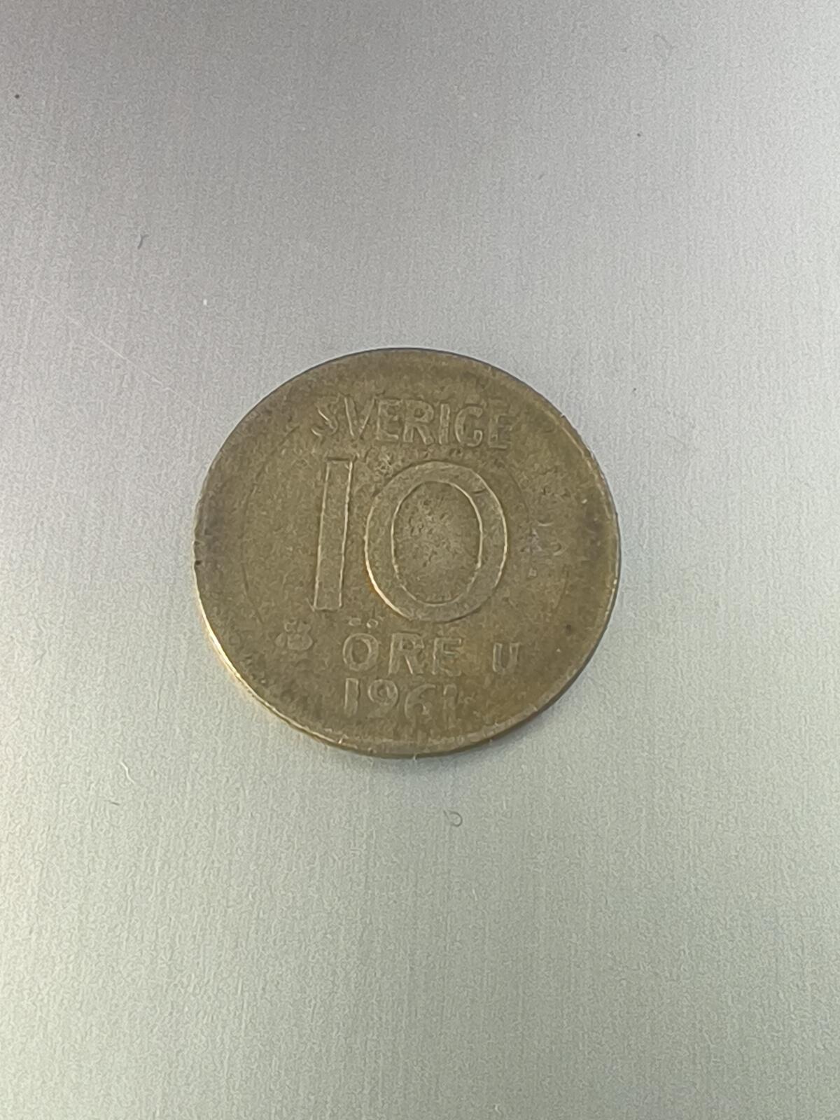 Krab外币市集Vol.10 瑞典1961年10欧尔银币