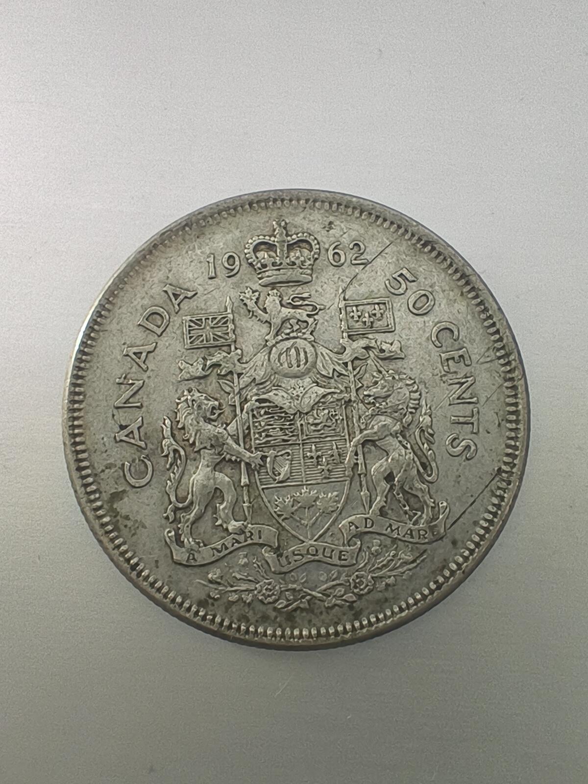 Krab外币市集Vol.10 加拿大1962年50分银币