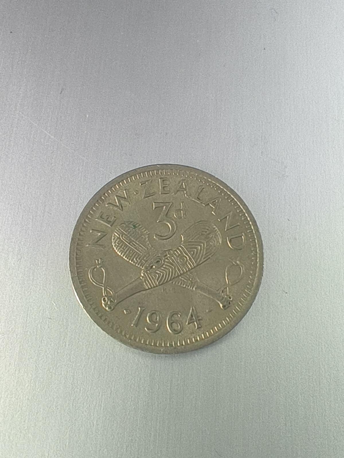 Krab外币市集Vol.10 新西兰1964年3便士