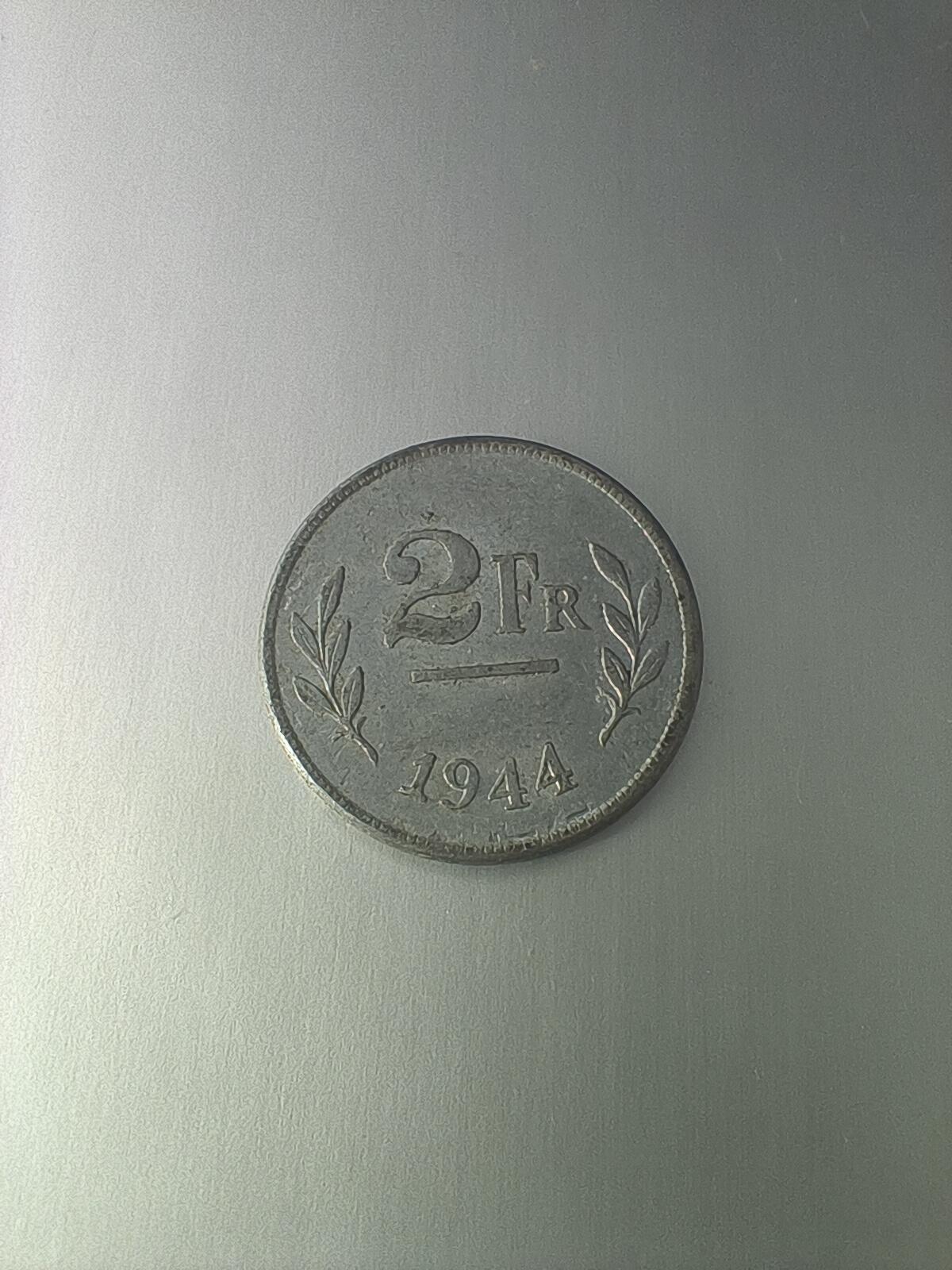 Krab外币市集Vol.10 比利时1944年2法郎