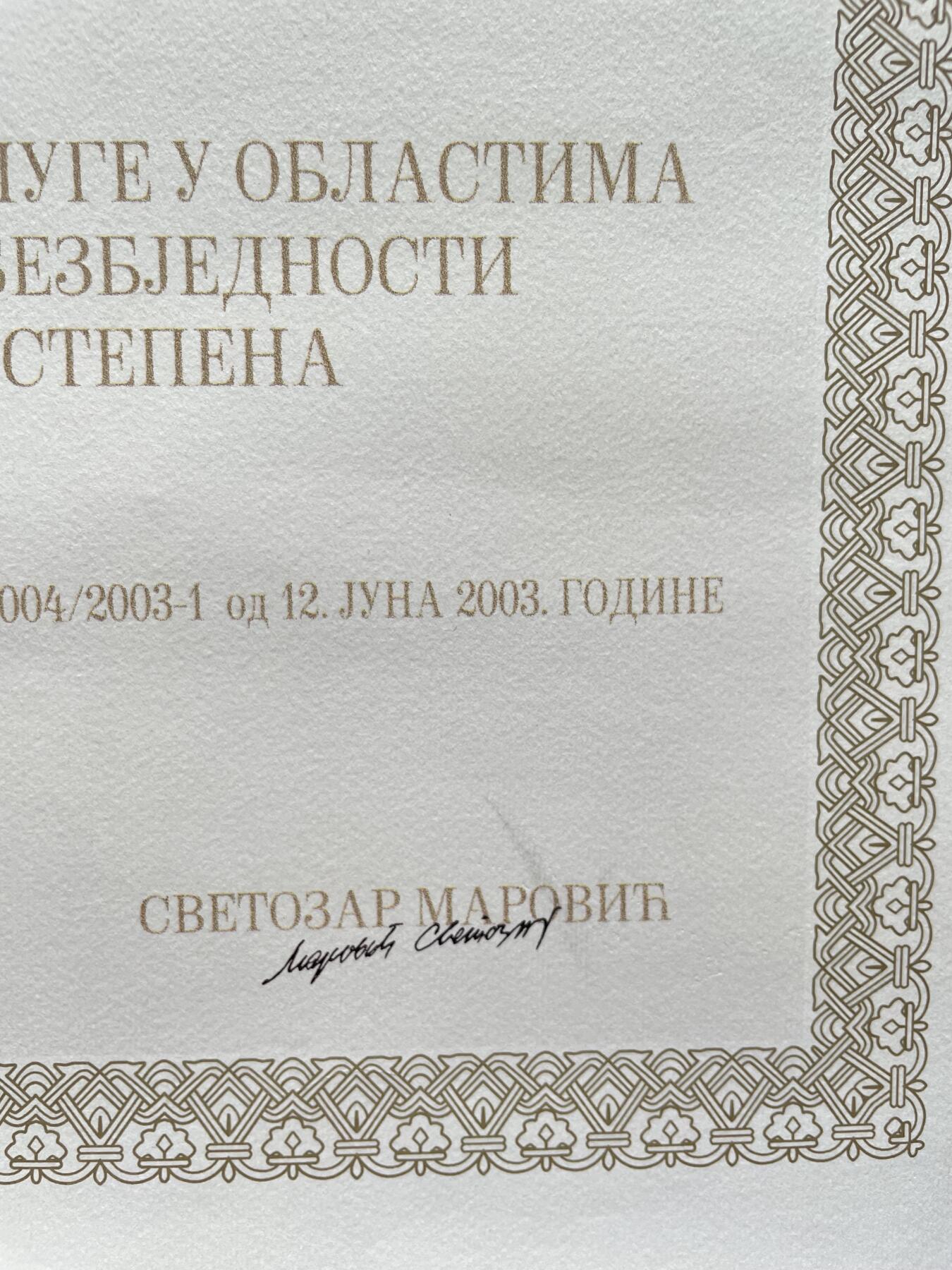 First