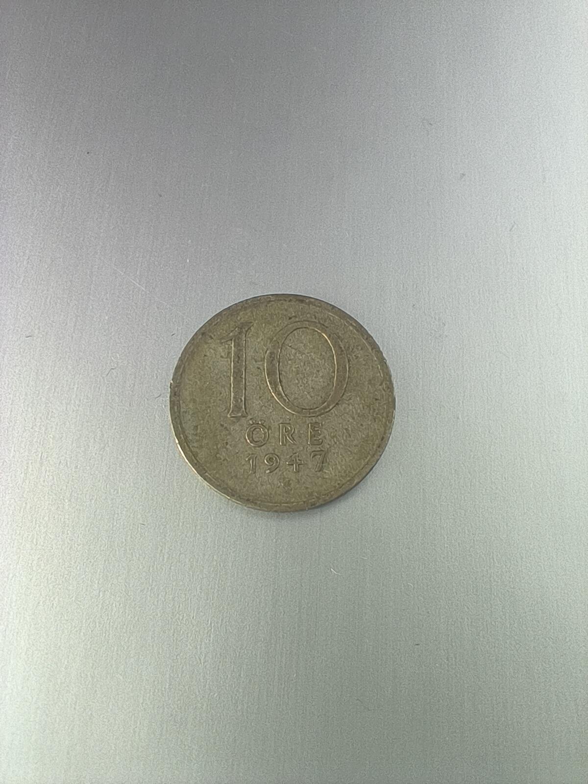 Krab外币市集Vol.10 瑞典1947年10欧尔