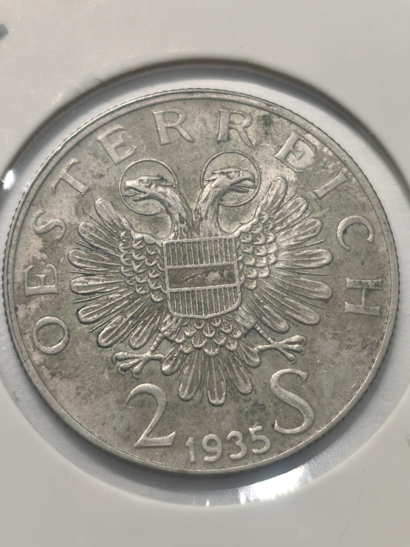 Krab外币市集Vol.10 奥地利1935年2先令