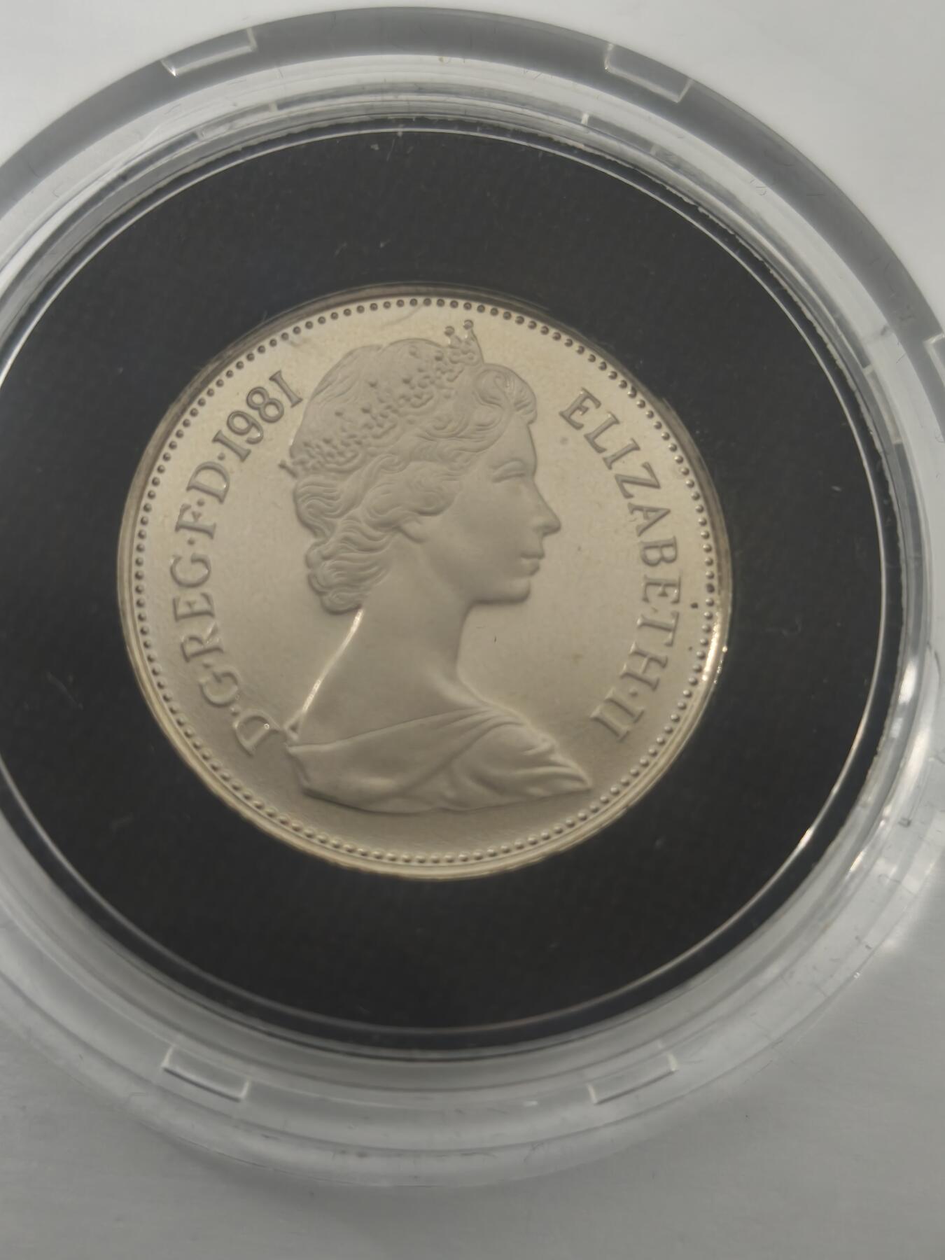 Krab外币市集Vol.10 英国1981年精制5便士-原包装