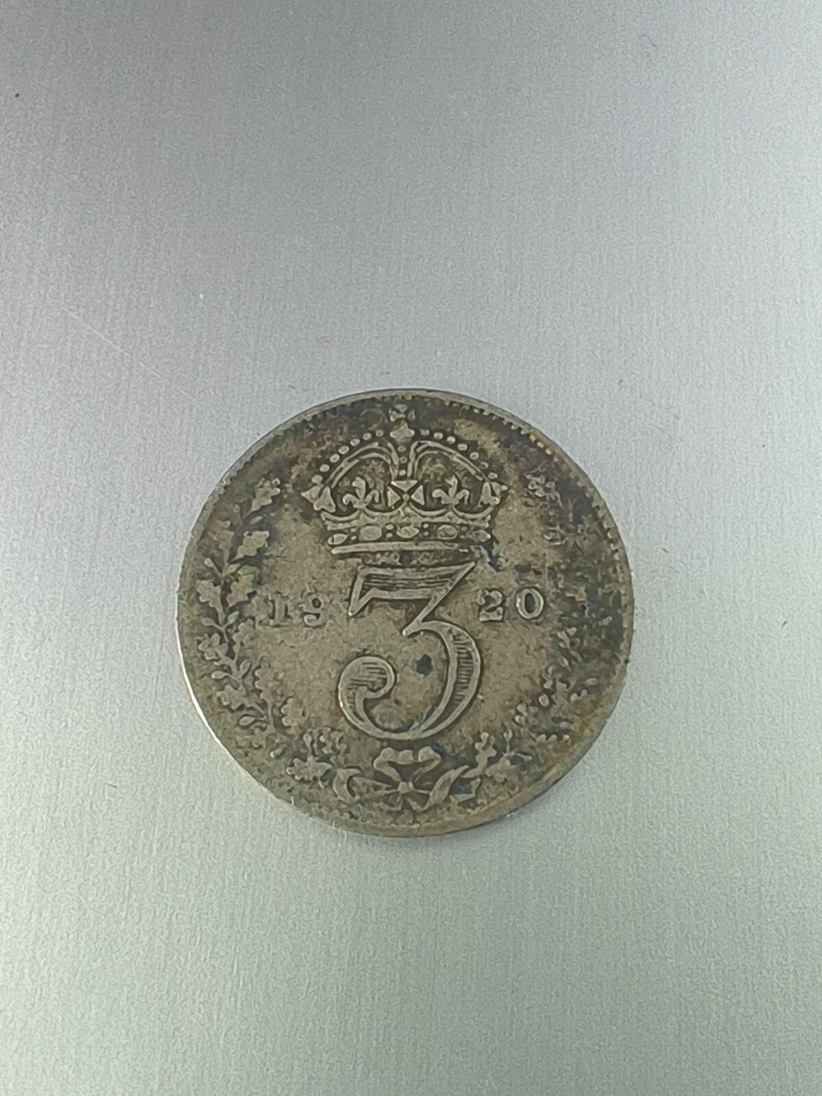 Krab外币市集Vol.10 英国1920年3便士银币