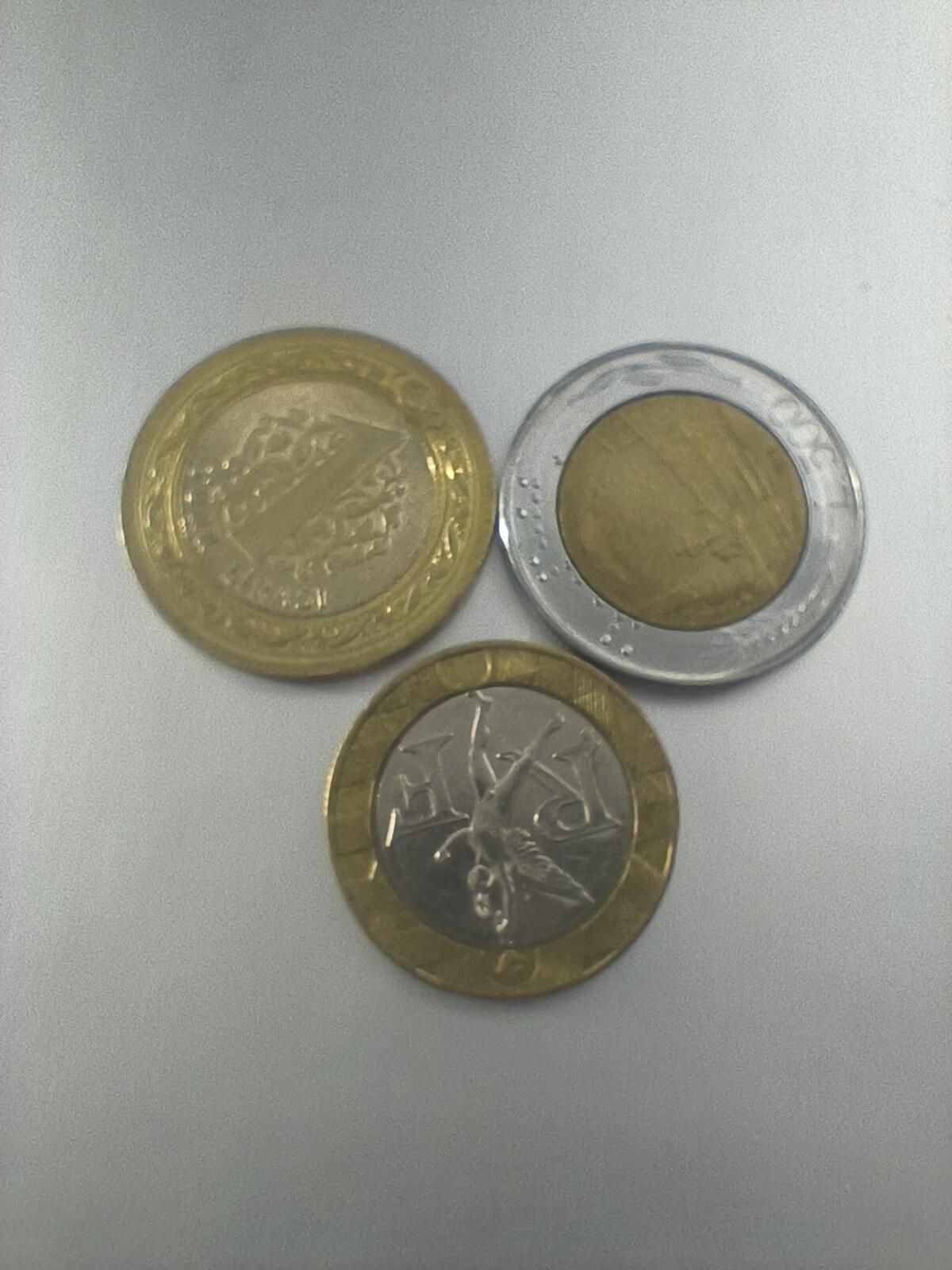 Krab外币市集Vol.10 土耳其意大利法国双色币三枚一组