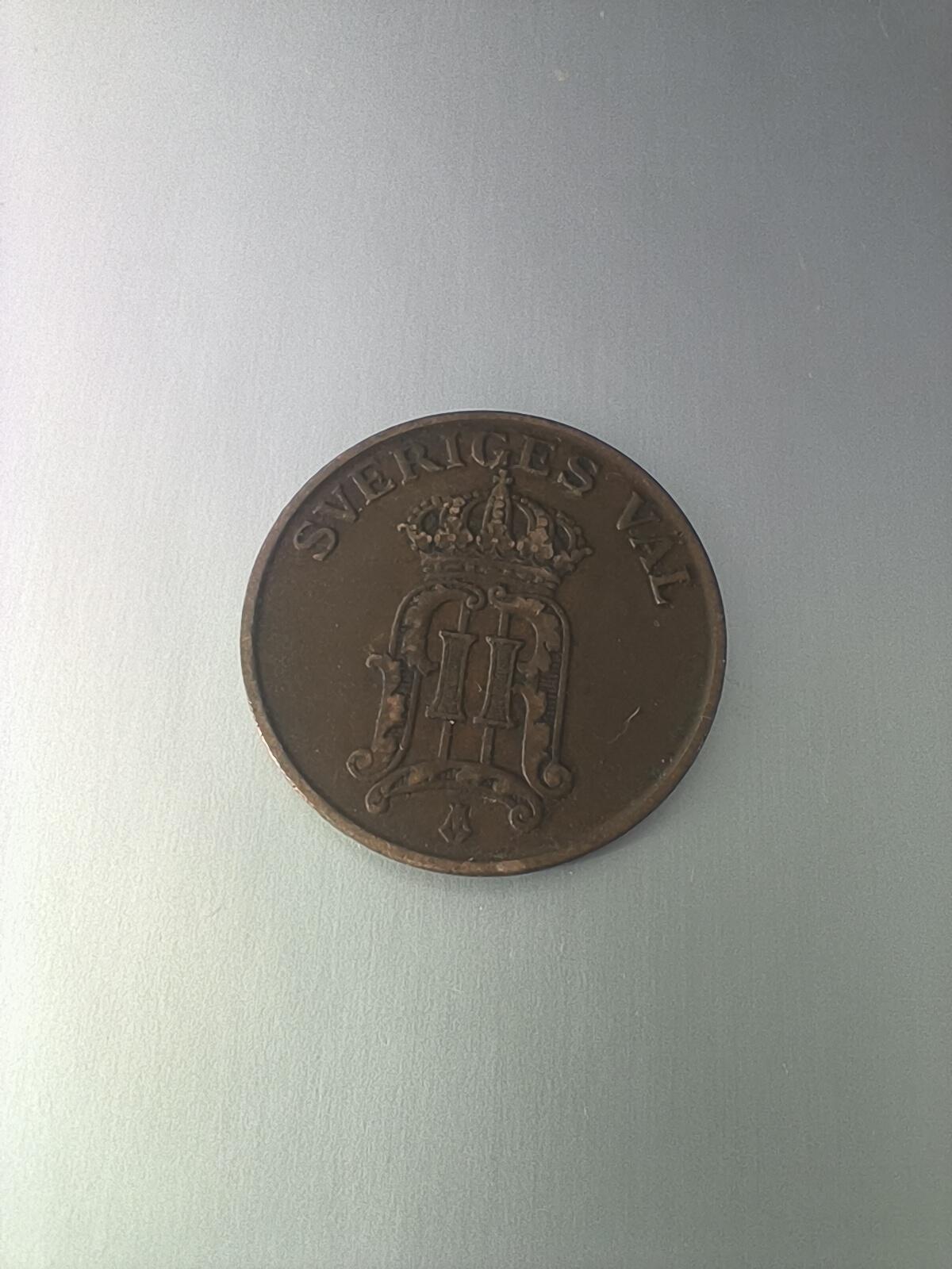 Krab外币市集Vol.10 瑞典1907年2欧尔-书价高