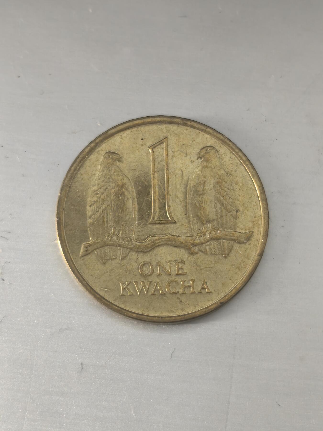 Krab外币市集Vol.11 赞比亚1992年1克瓦查