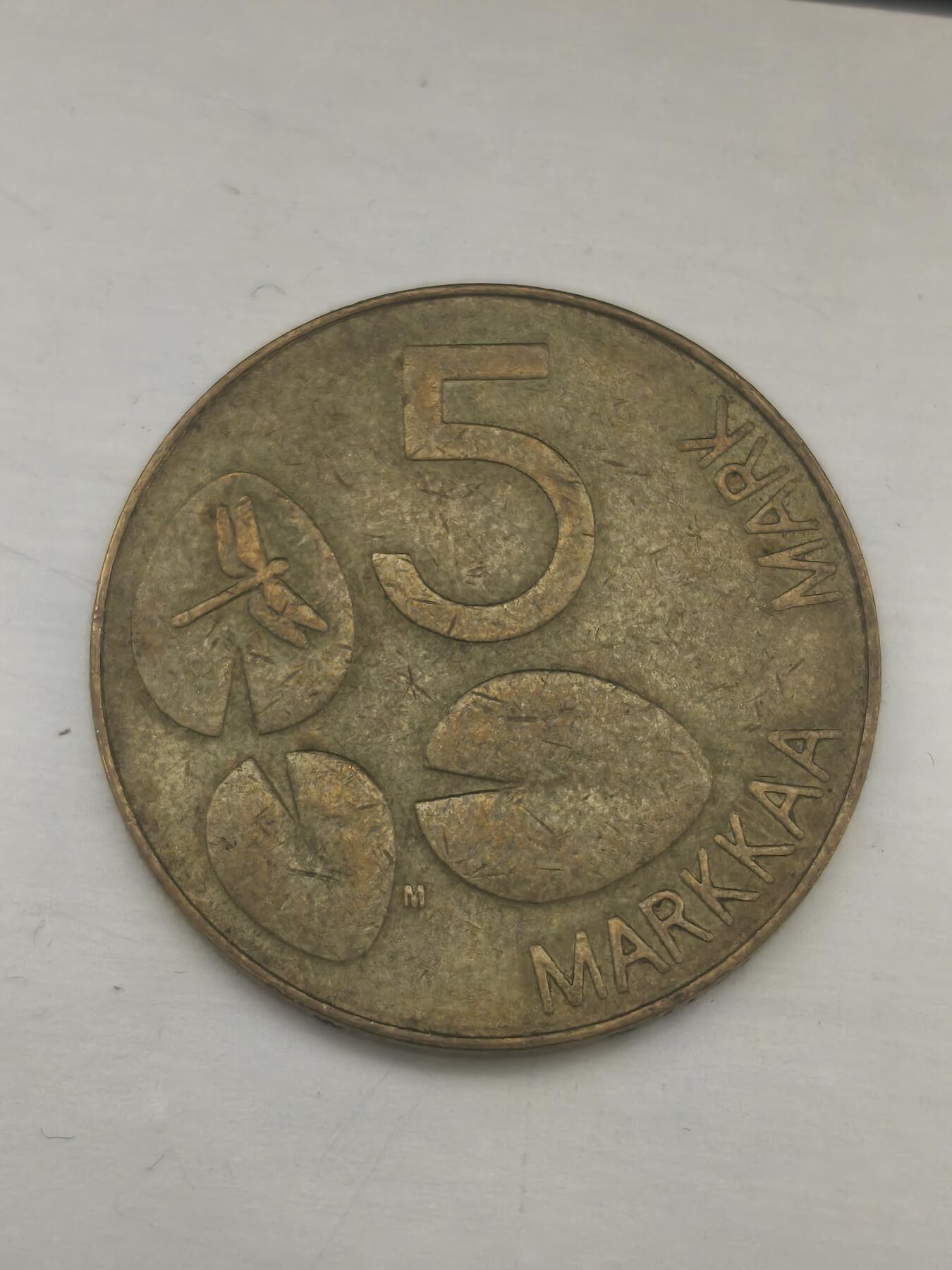 Krab外币市集Vol.11 芬兰1993年5马克