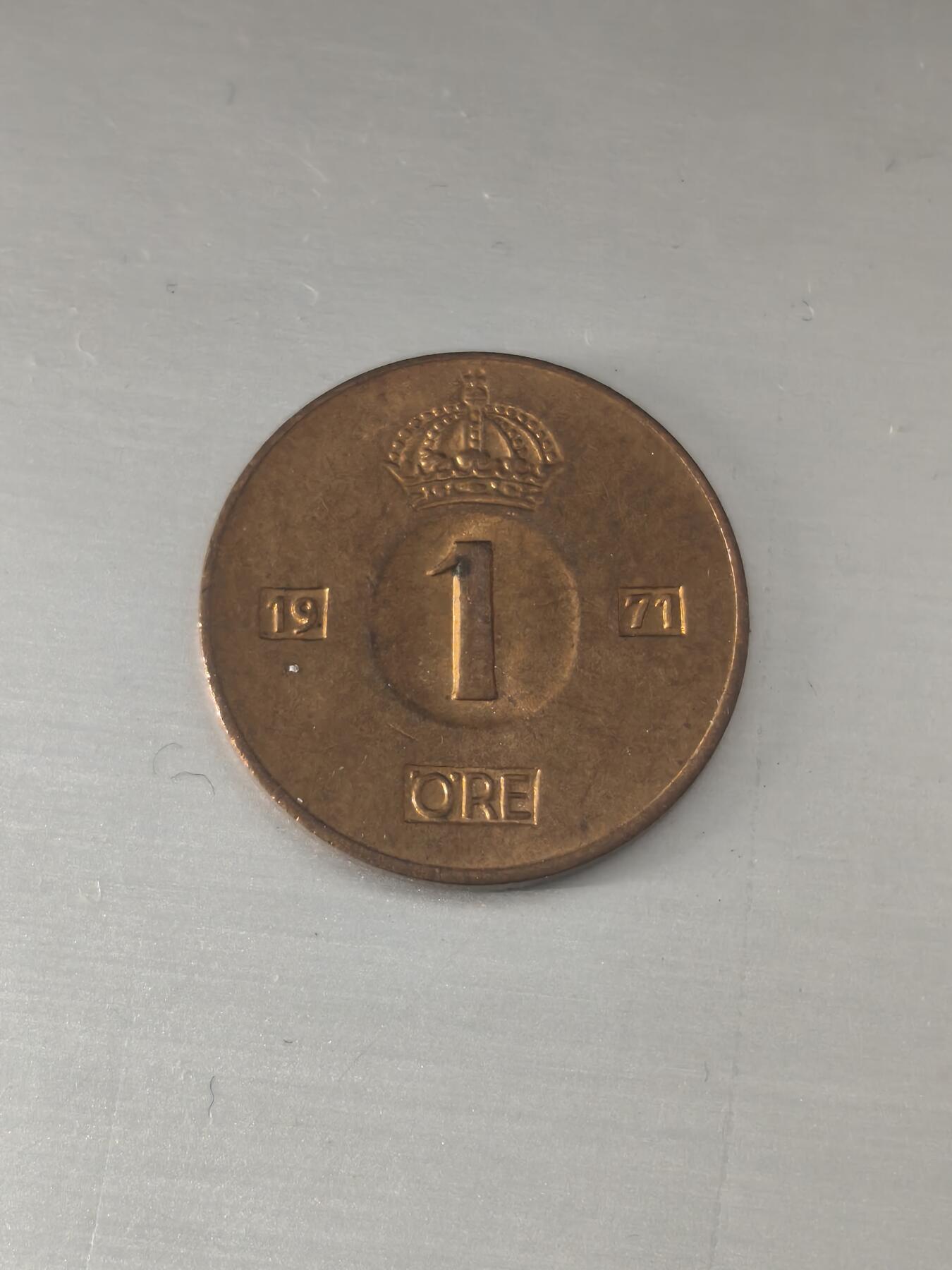 Krab外币市集Vol.11 丹麦1971年1欧尔