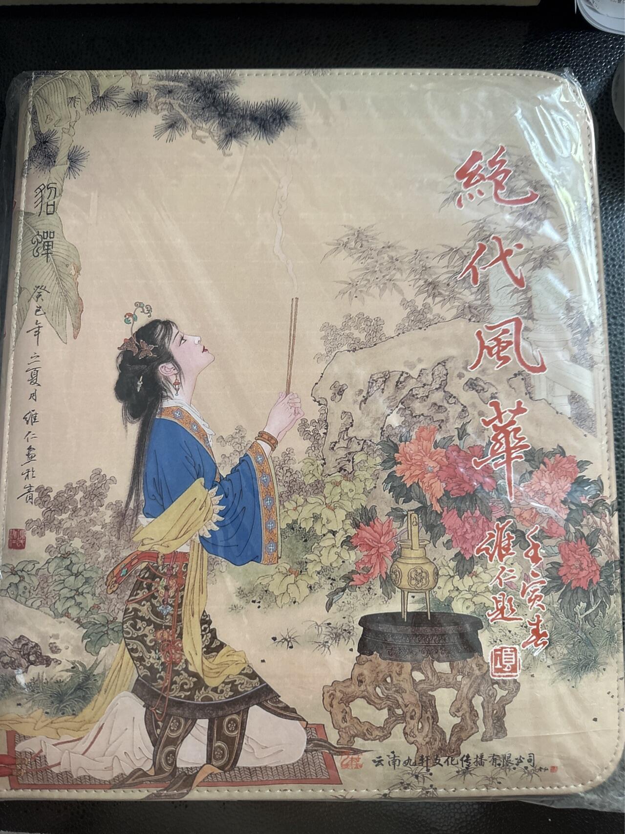 童年记忆卡牌第二期 九轩 项维仁 绝代风华 卡册 一本