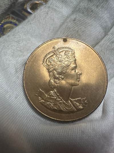 11.26散币、徽章专场 - 1953-54年英国伊丽莎白女王访问新西兰纪念章