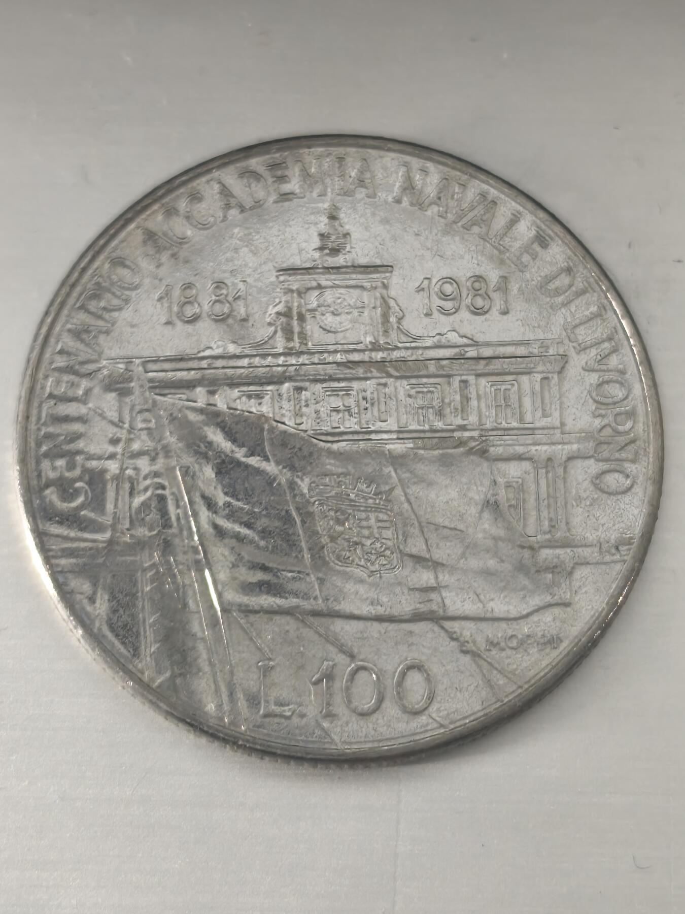 Krab外币市集Vol.11 意大利1981年100里拉纪念币