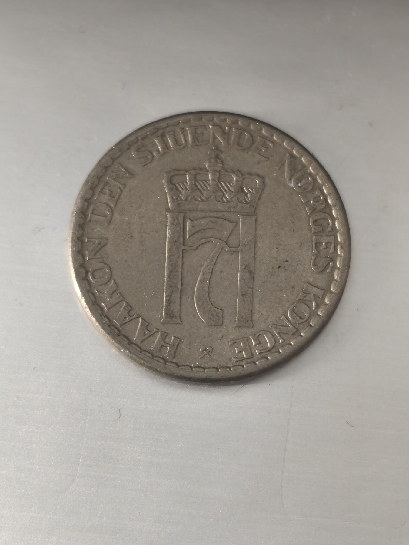 Krab外币市集Vol.11 挪威1957年1克朗