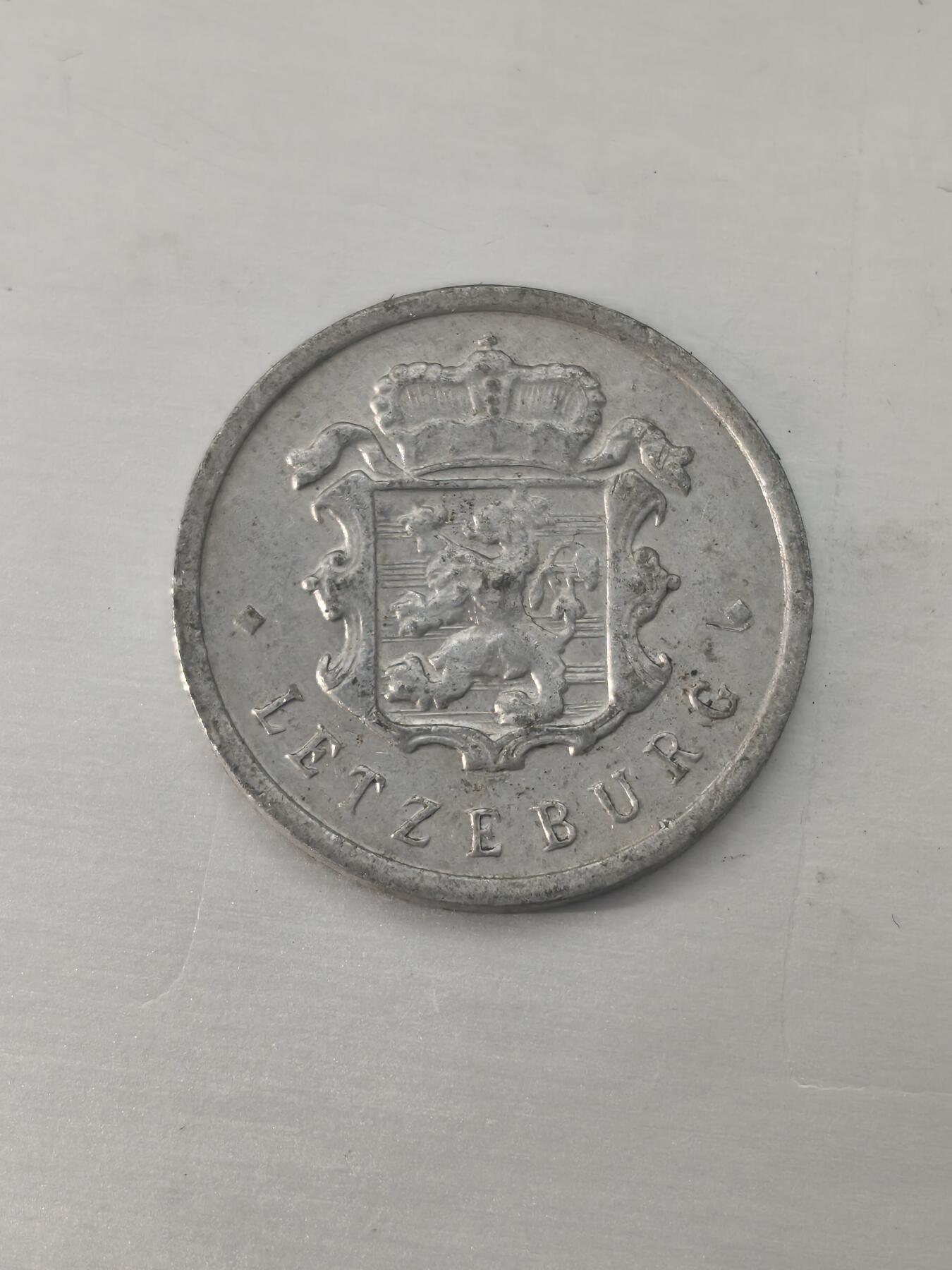 Krab外币市集Vol.11 卢森堡1954年25分