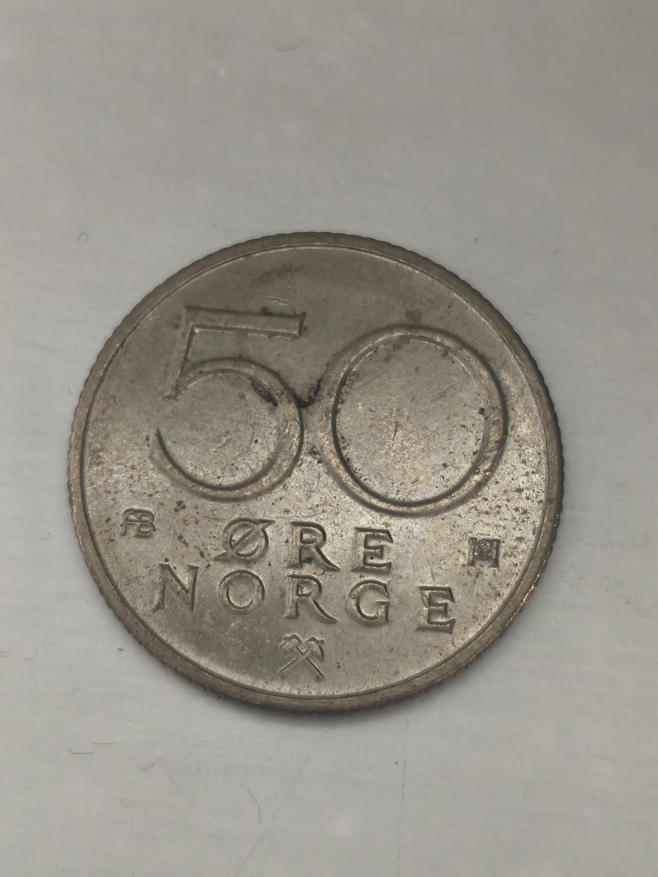 Krab外币市集Vol.11 挪威1978年50欧尔