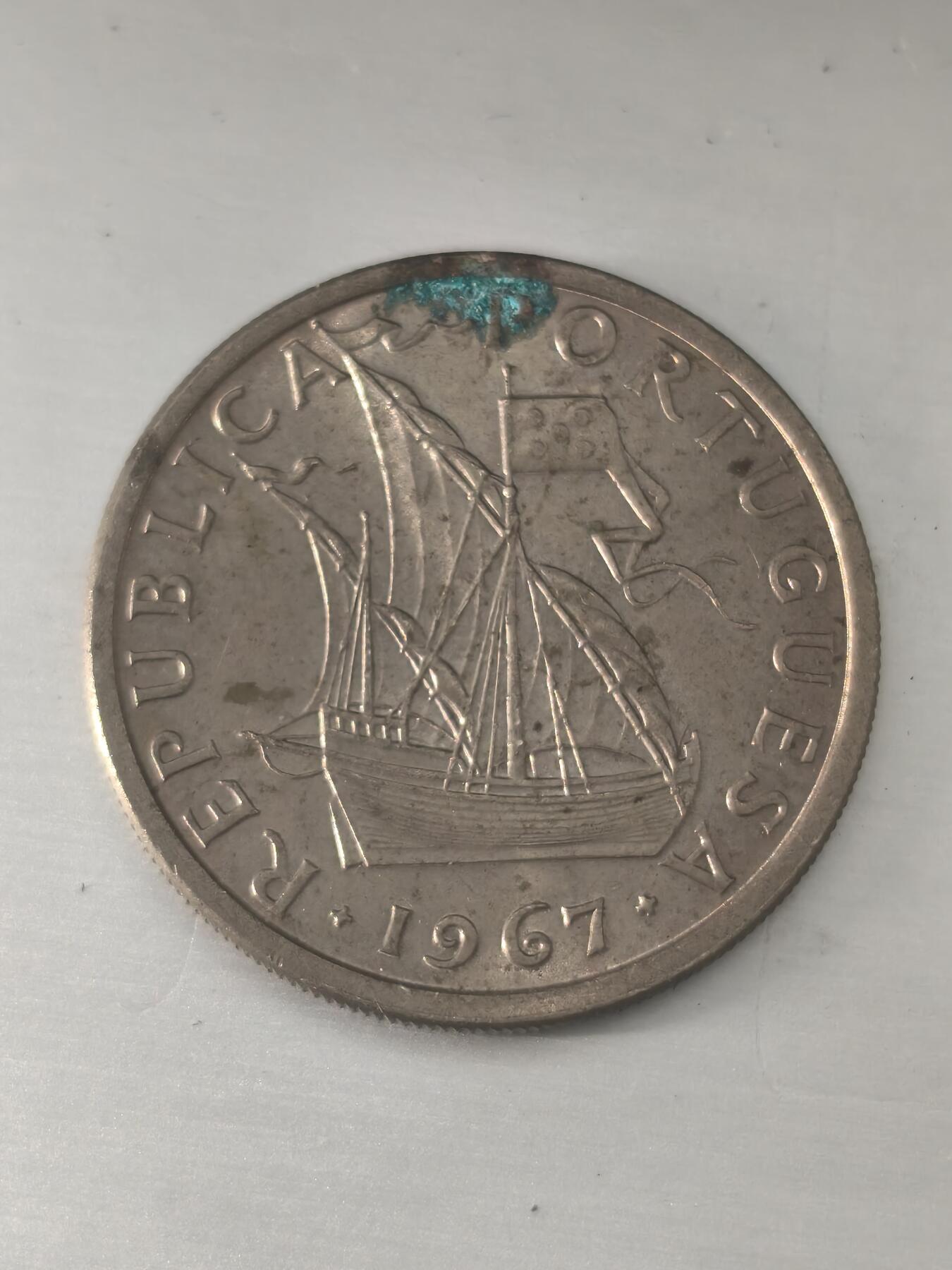 Krab外币市集Vol.11 葡萄牙1967年5埃斯库多