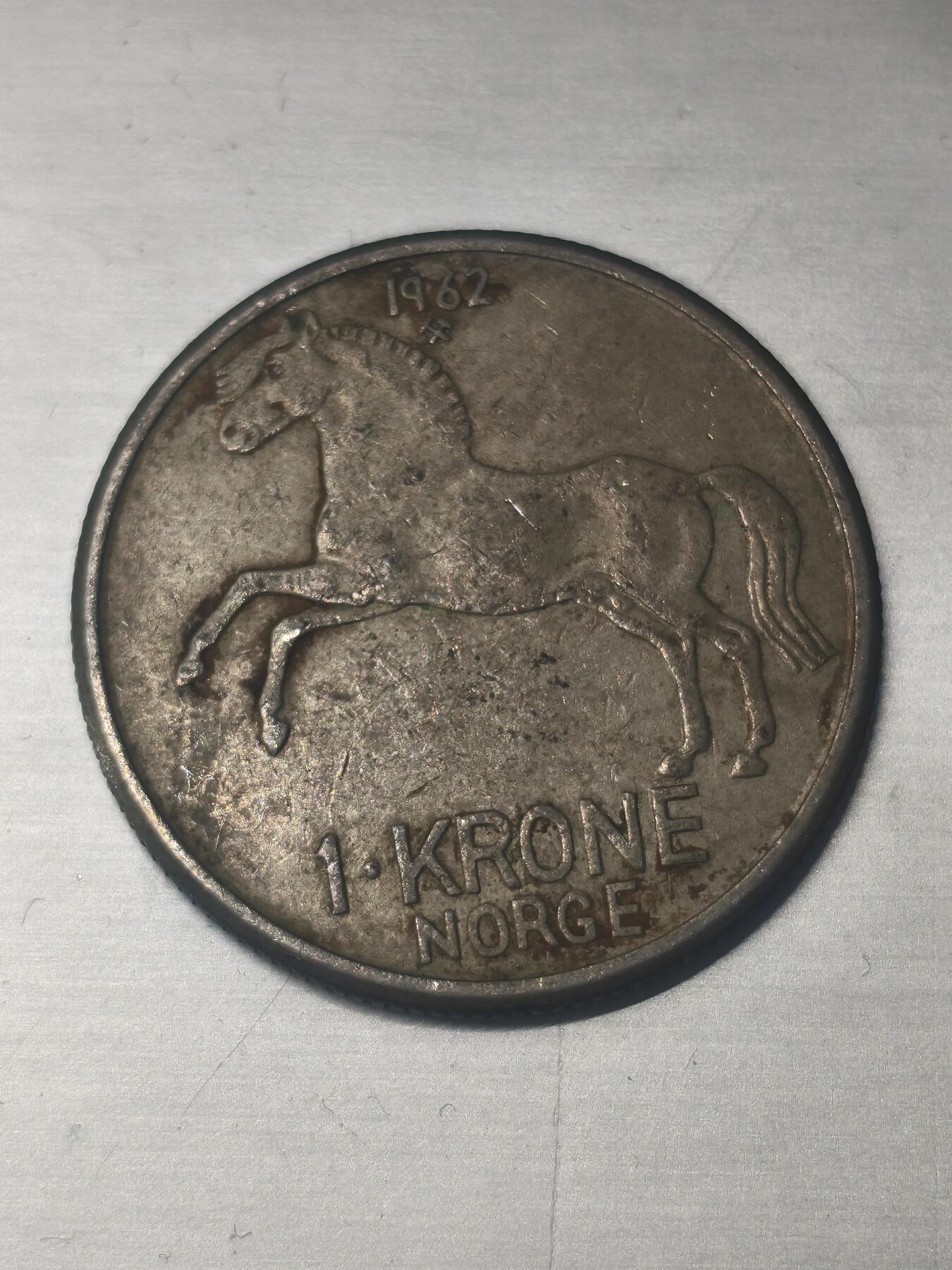 Krab外币市集Vol.11 挪威1962年1克朗