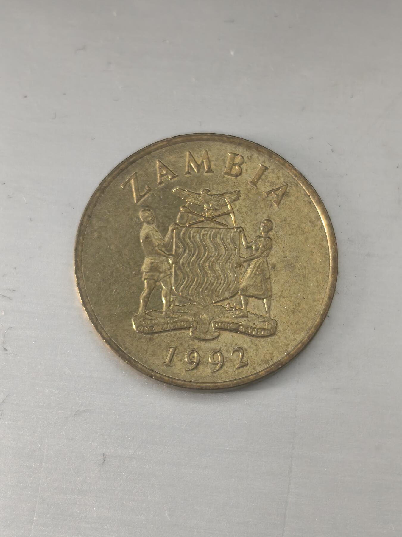 Krab外币市集Vol.11 赞比亚1992年1克瓦查