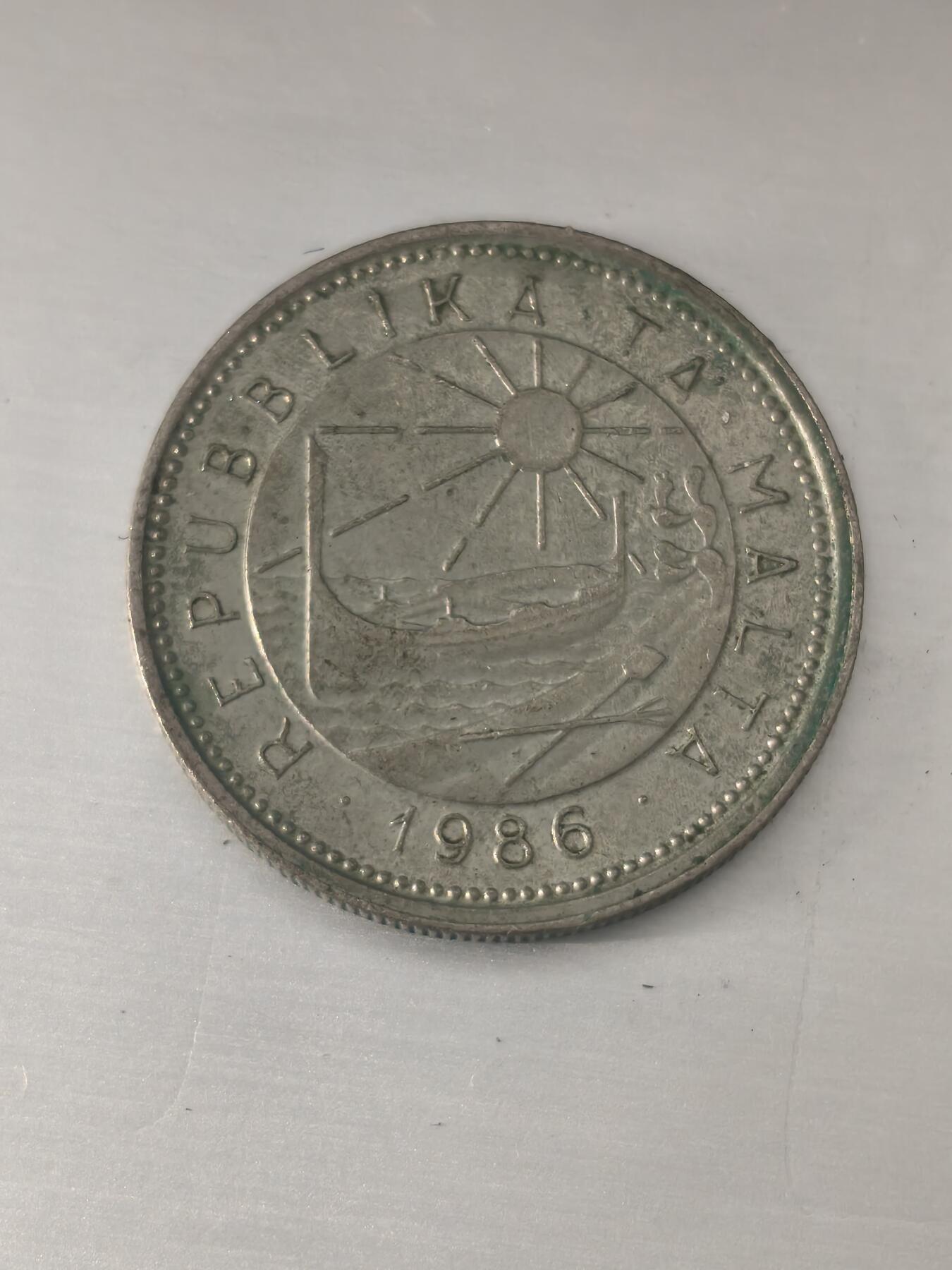 Krab外币市集Vol.11 马耳他1986年10分