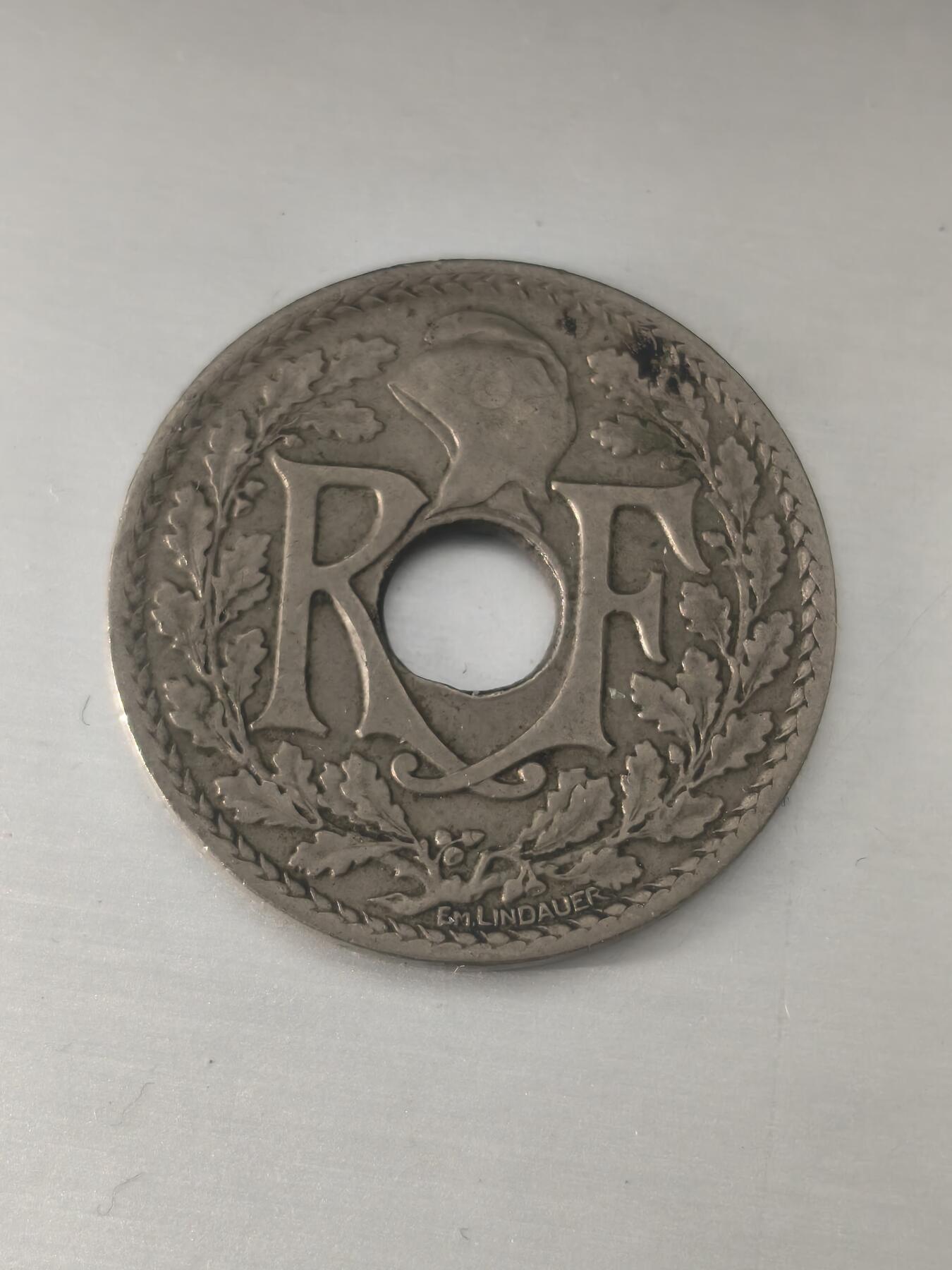 Krab外币市集Vol.11 法国1923年25分