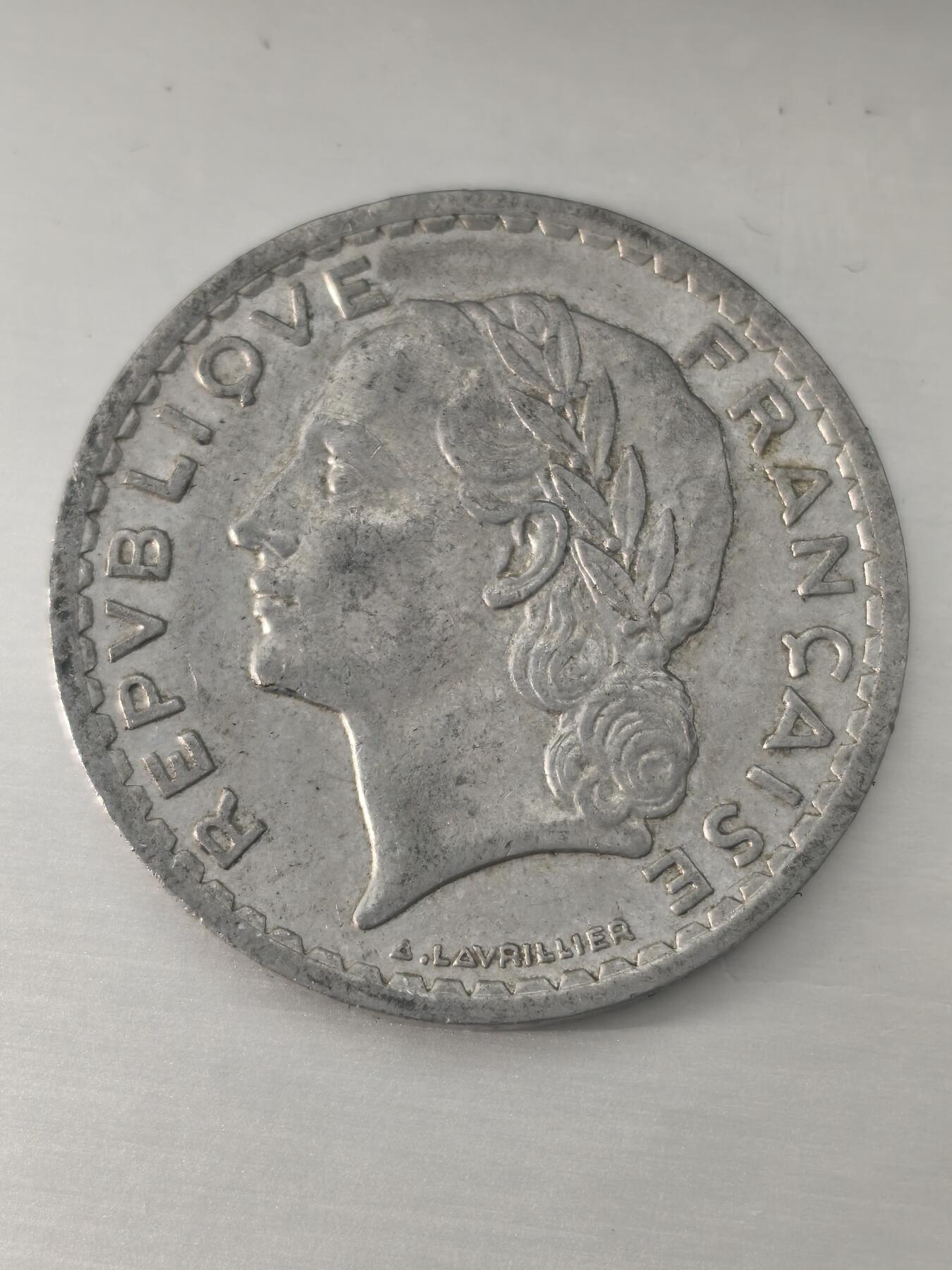 Krab外币市集Vol.11 法国1946年5法郎