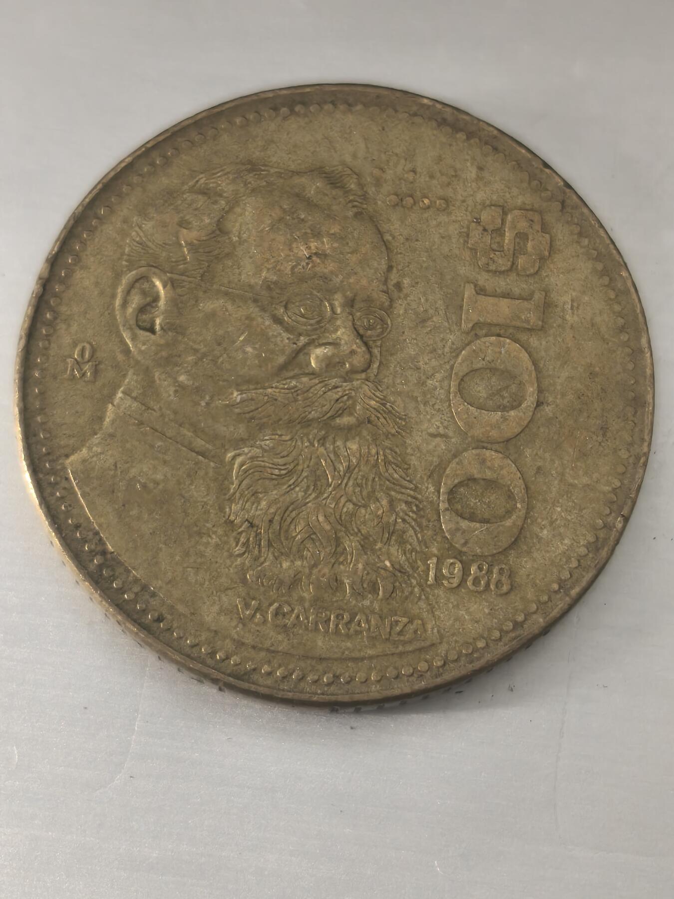 Krab外币市集Vol.11 墨西哥1988年100比索