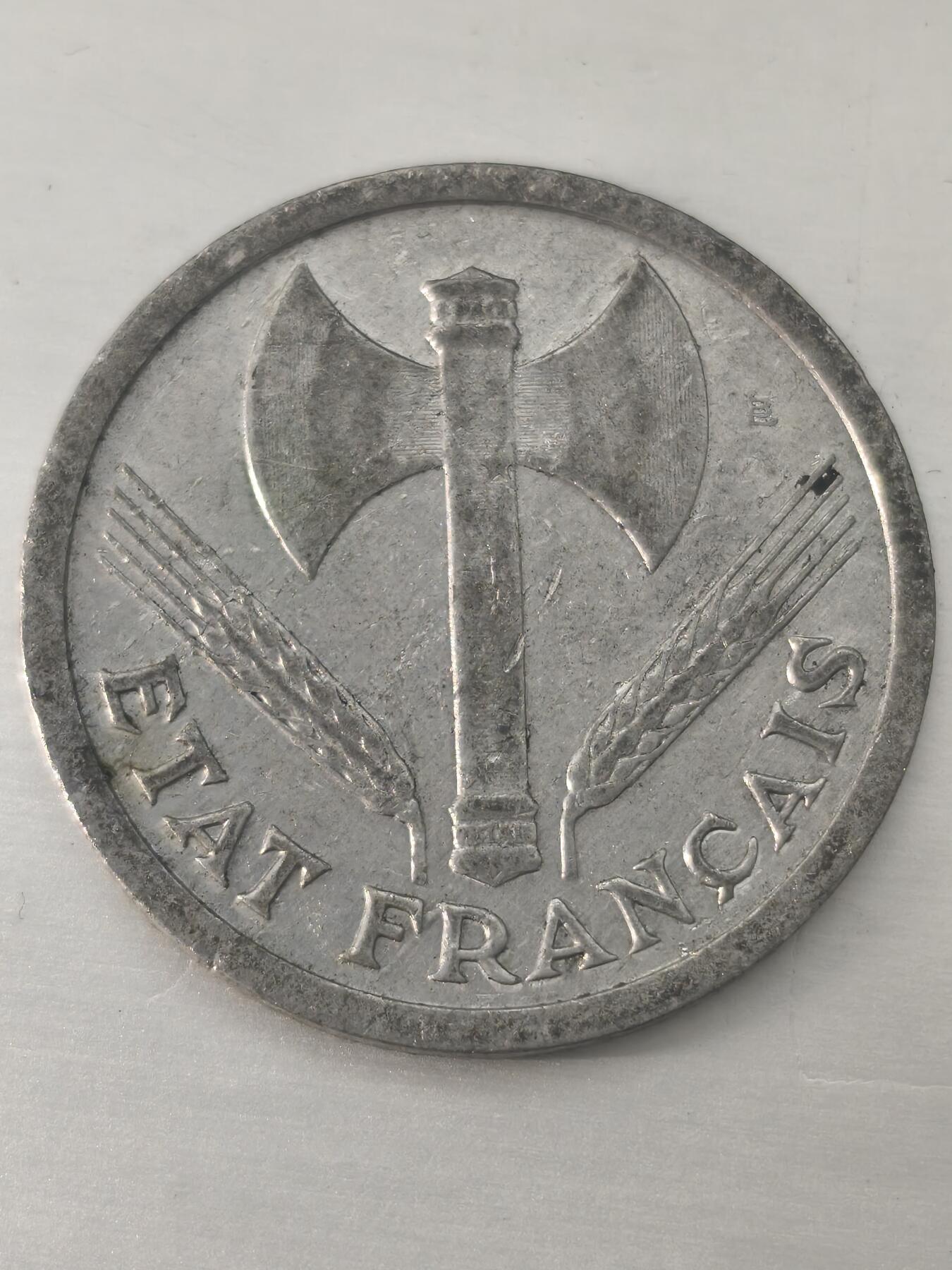 Krab外币市集Vol.11 维希法国1943年2法郎