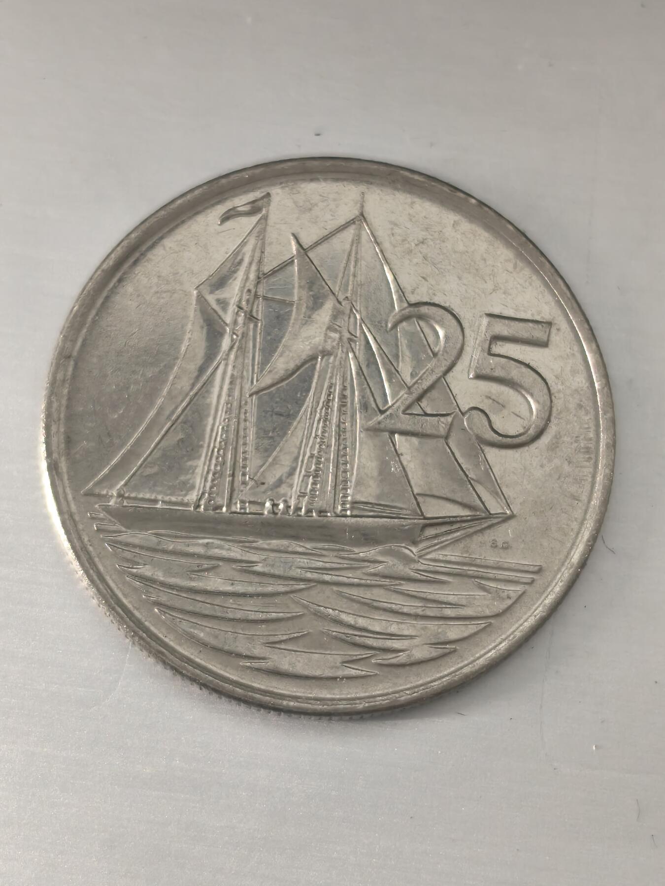 Krab外币市集Vol.11 开曼群岛1996年25分