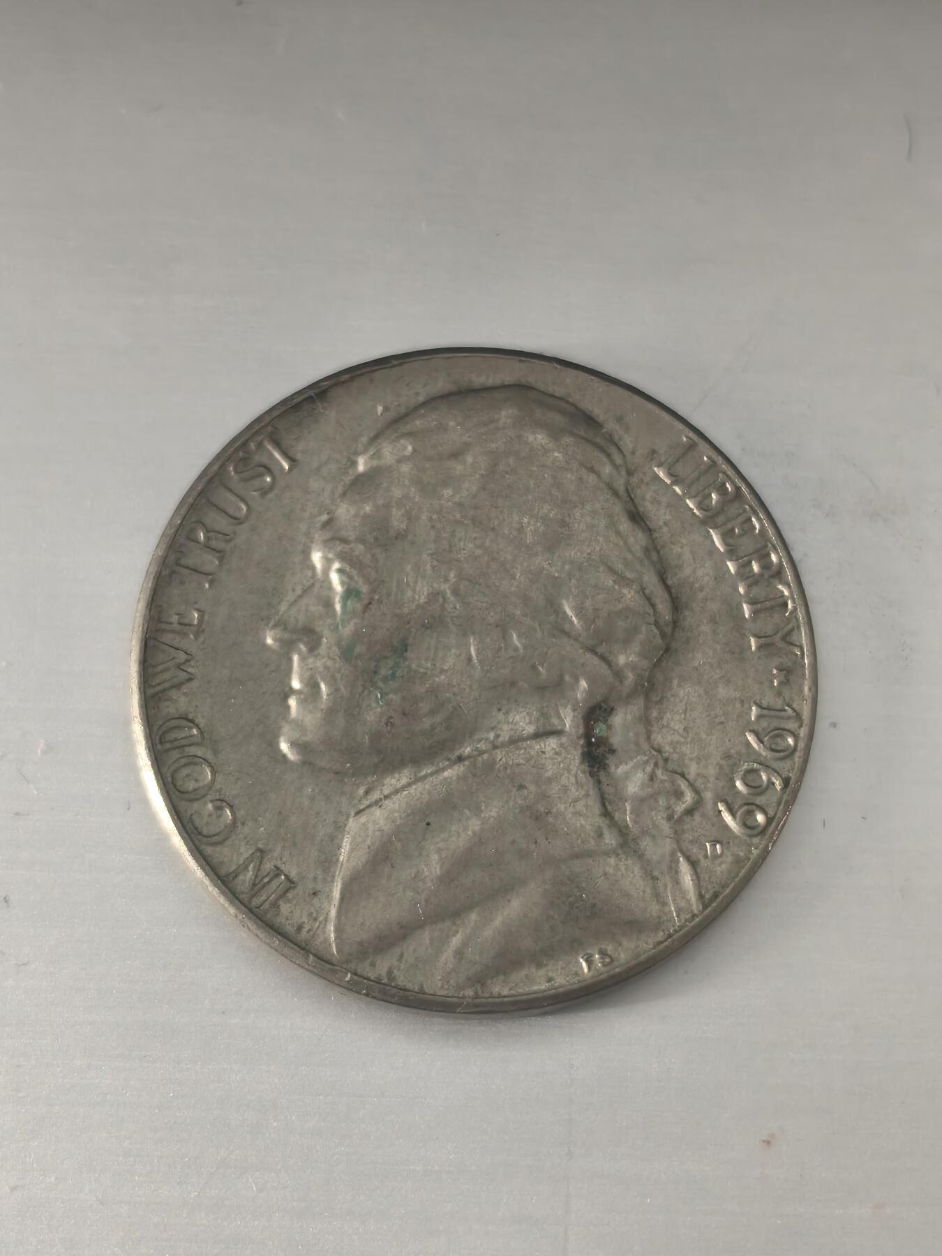 Krab外币市集Vol.11 美国1969年5美分