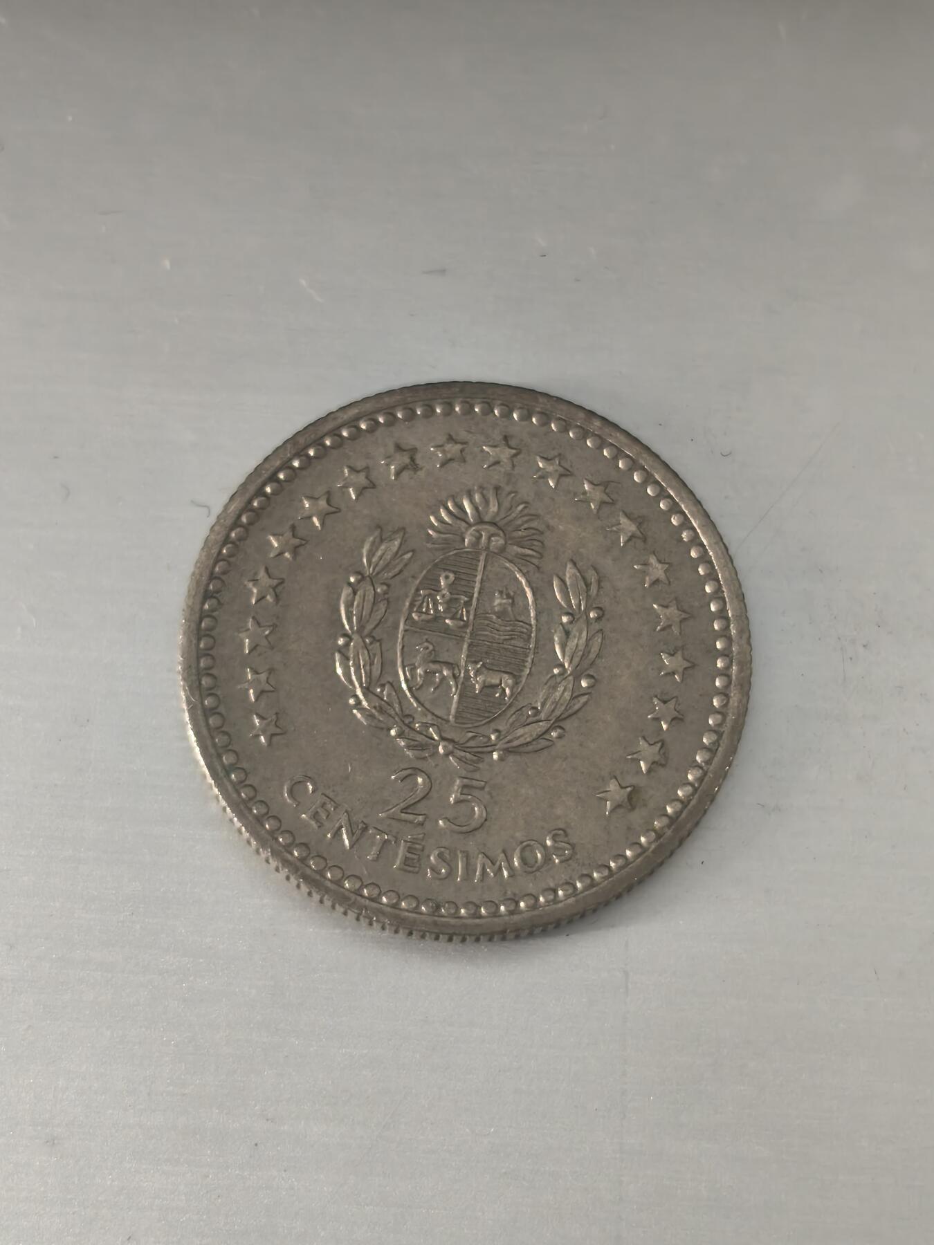 Krab外币市集Vol.11 乌拉圭1960年25分