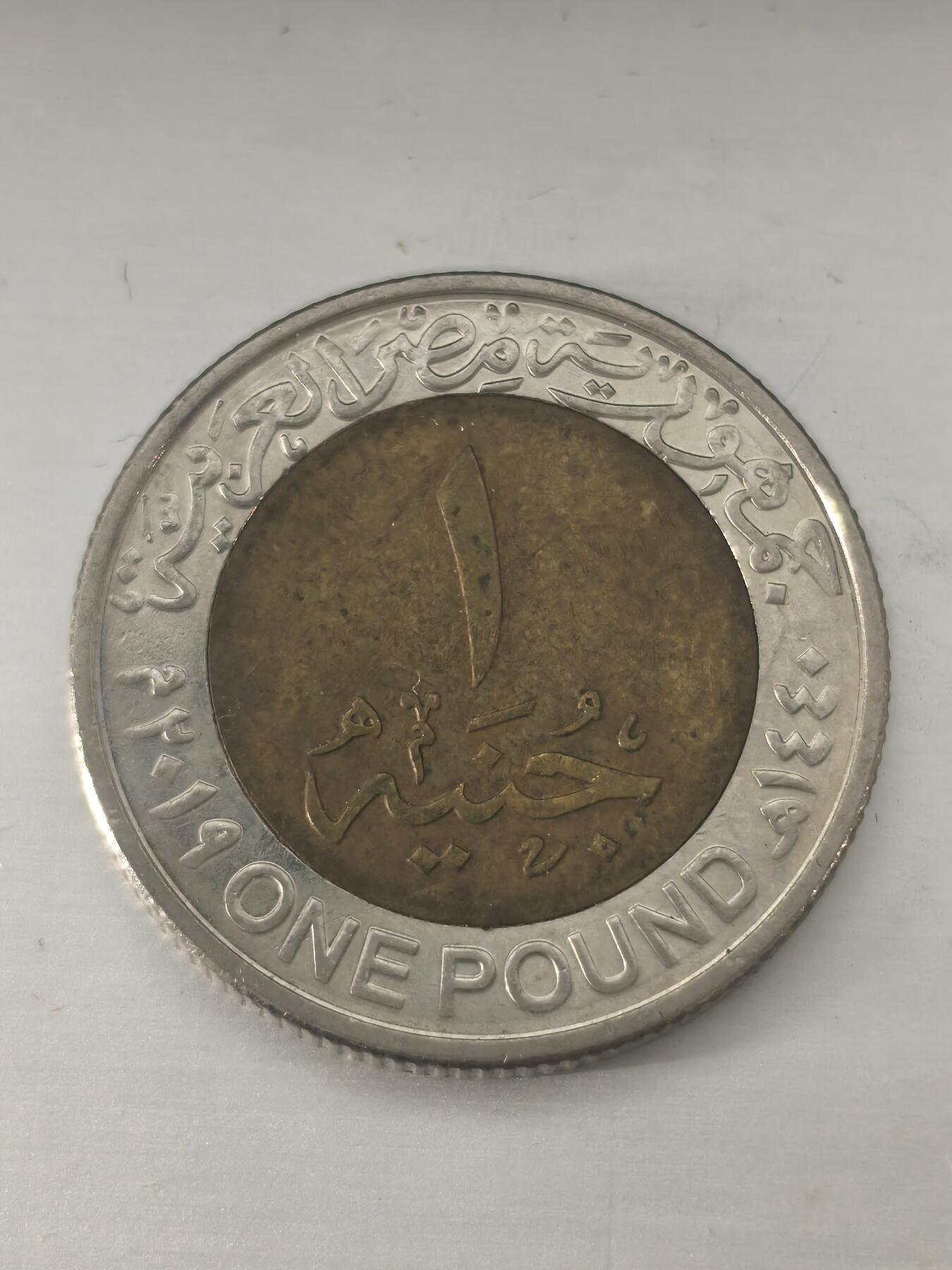 Krab外币市集Vol.11 埃及1镑纪念币-发电站